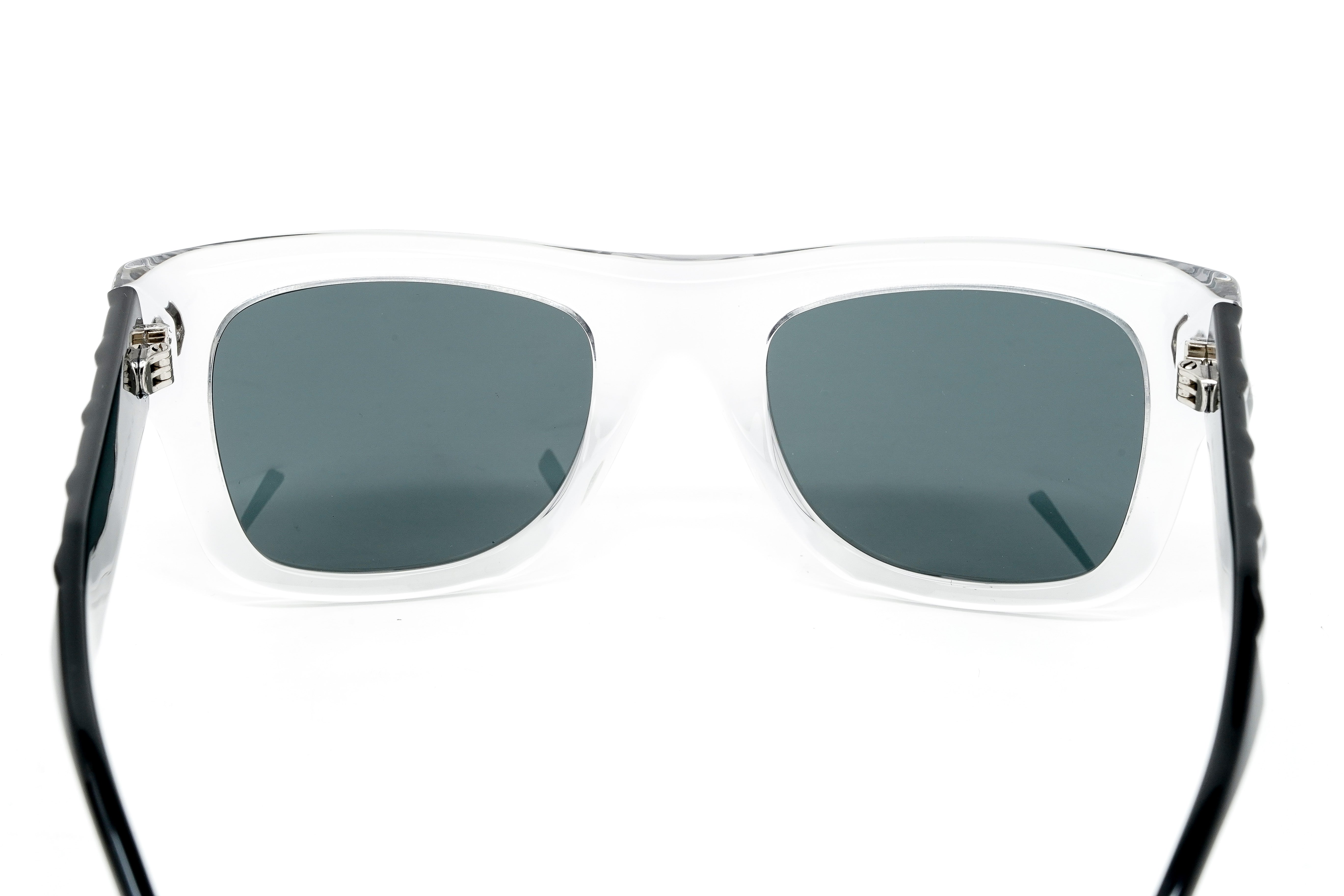 Jimmy Choo Men's Sunglasses Classic Rectangle Grey/Clear DUDE/S KB7-GR8 Sunglasses