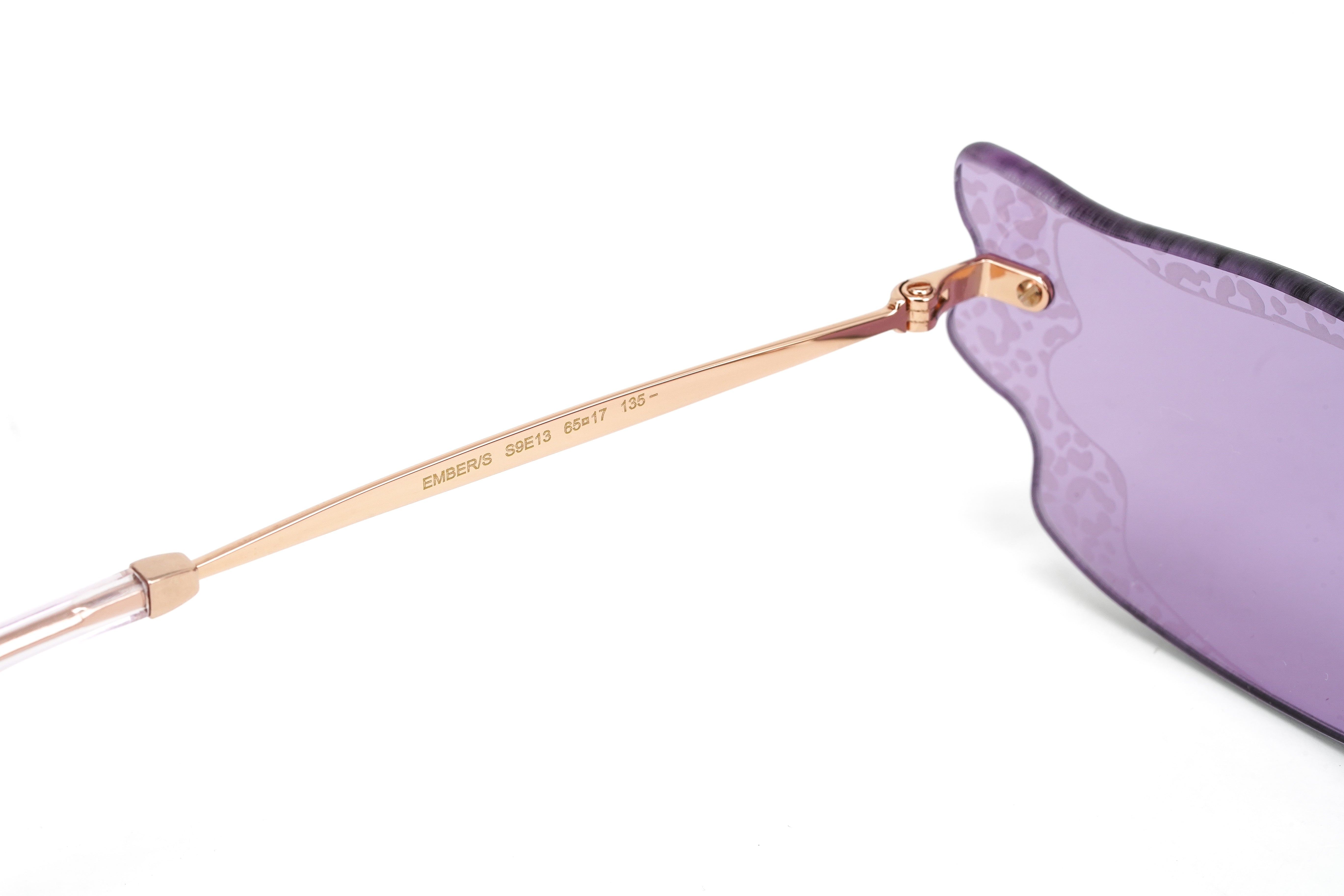 Jimmy Choo Women's Sunglasses Rimless Cat Eye Pink EMBER/S S9E-GR8 Sunglasses