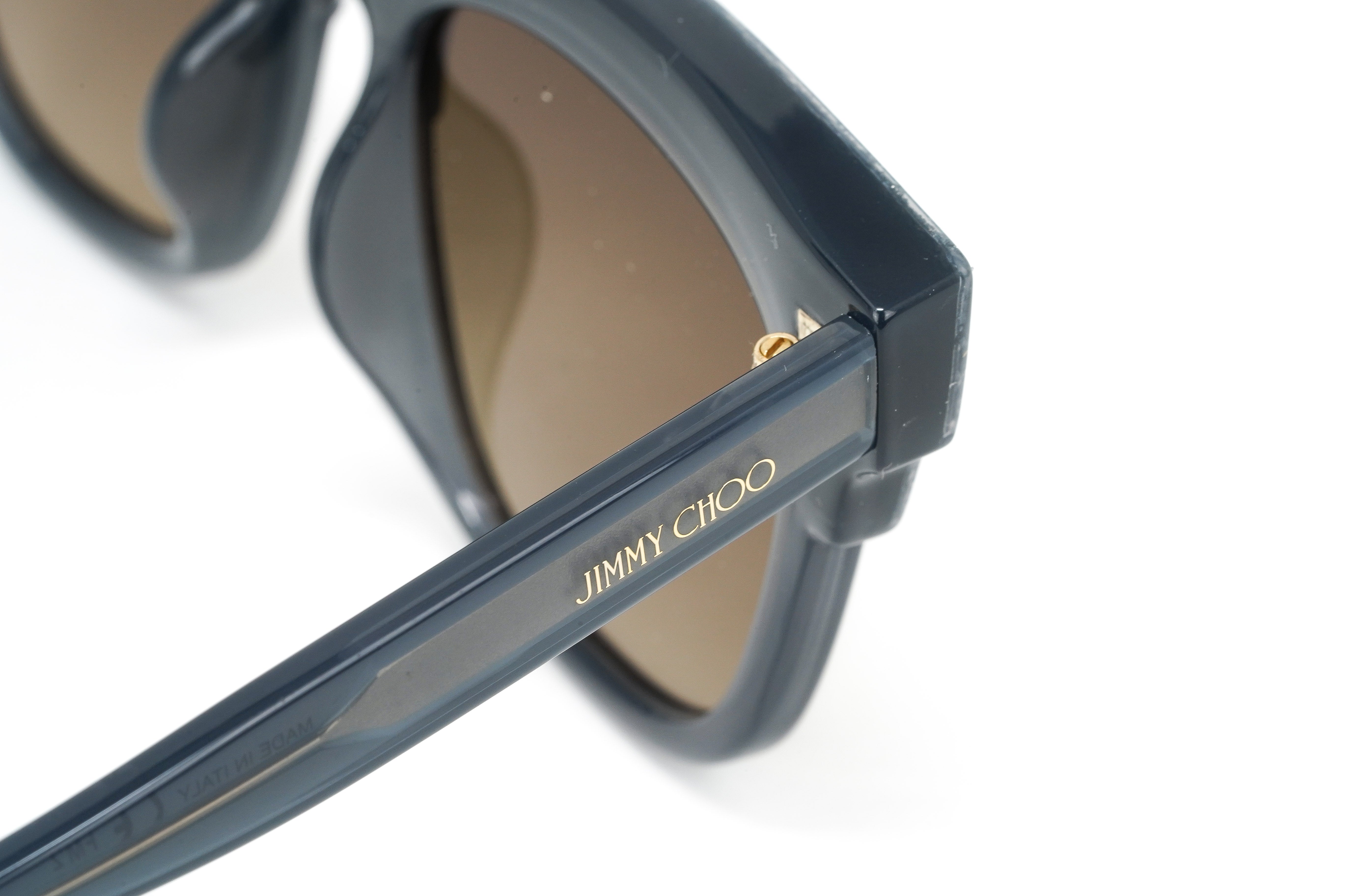 Jimmy Choo Women's Sunglasses Classic Square Grey Glitter MAYELA/S 18V-GR8 Sunglasses