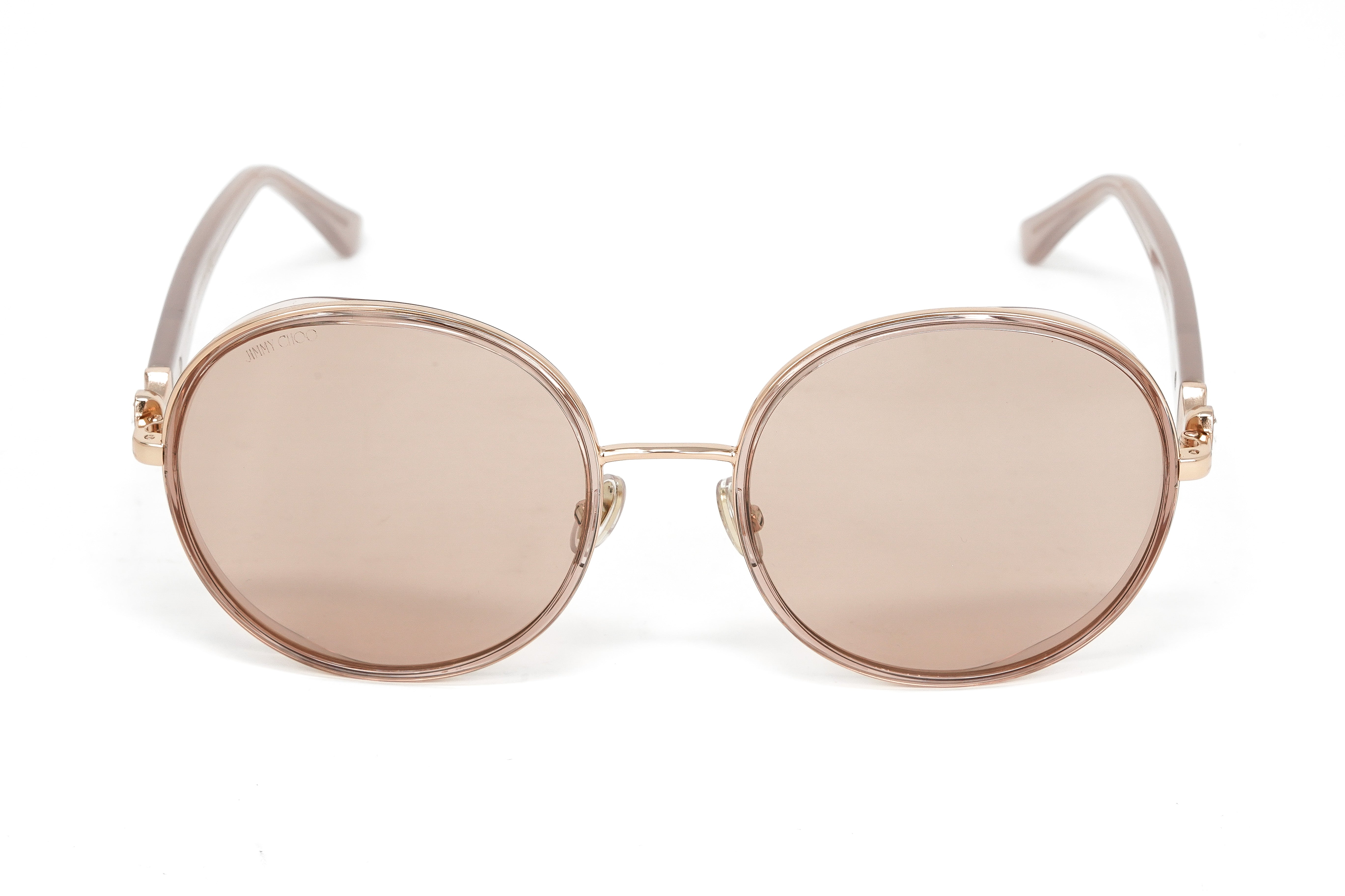 Jimmy Choo Women's Sunglasses Round Pink PAM/S BKU-GR8 Sunglasses