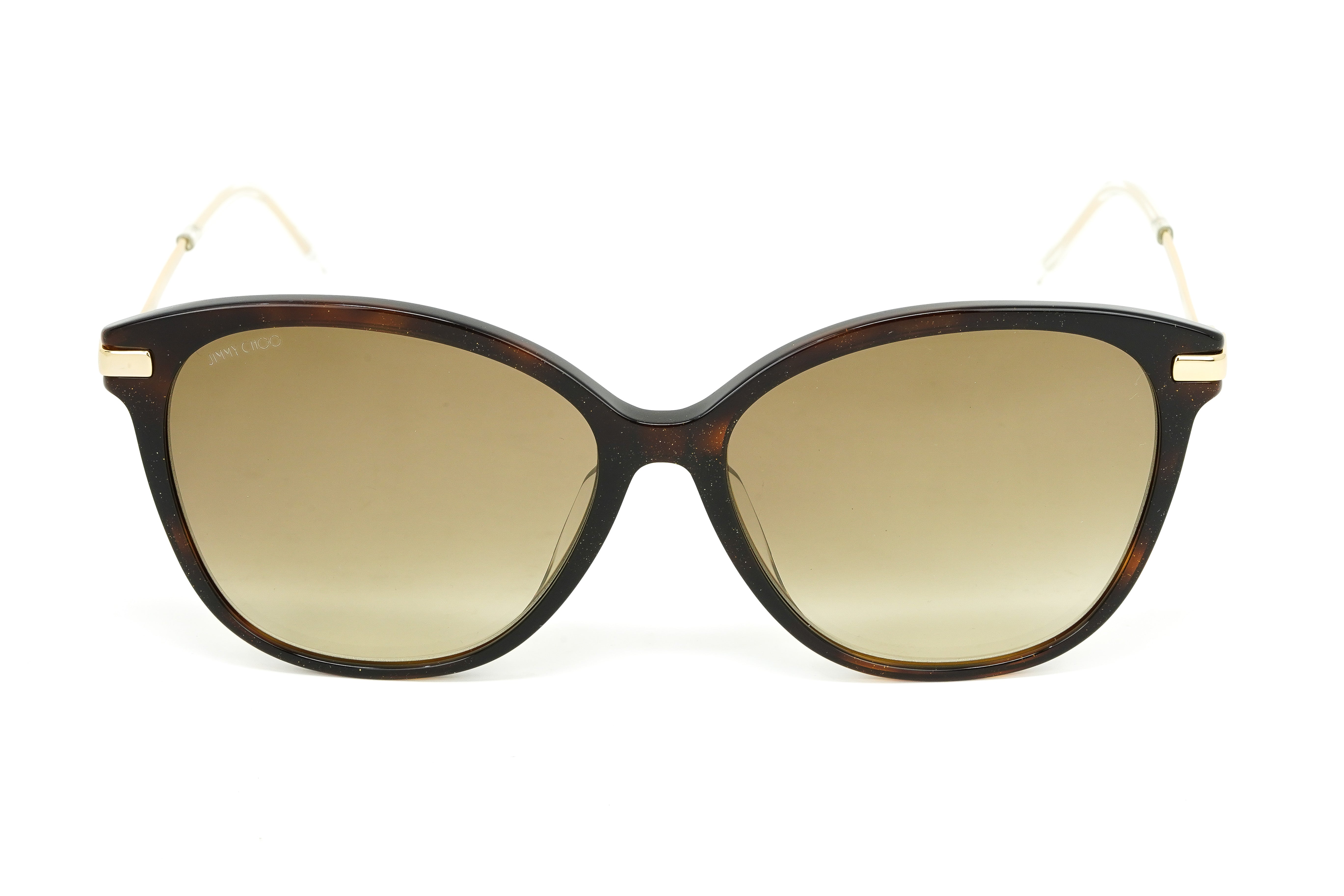 Jimmy Choo Women's Sunglasses Classic Square Tortoise/Gold PEG/F/S O2V-GR8 Sunglasses