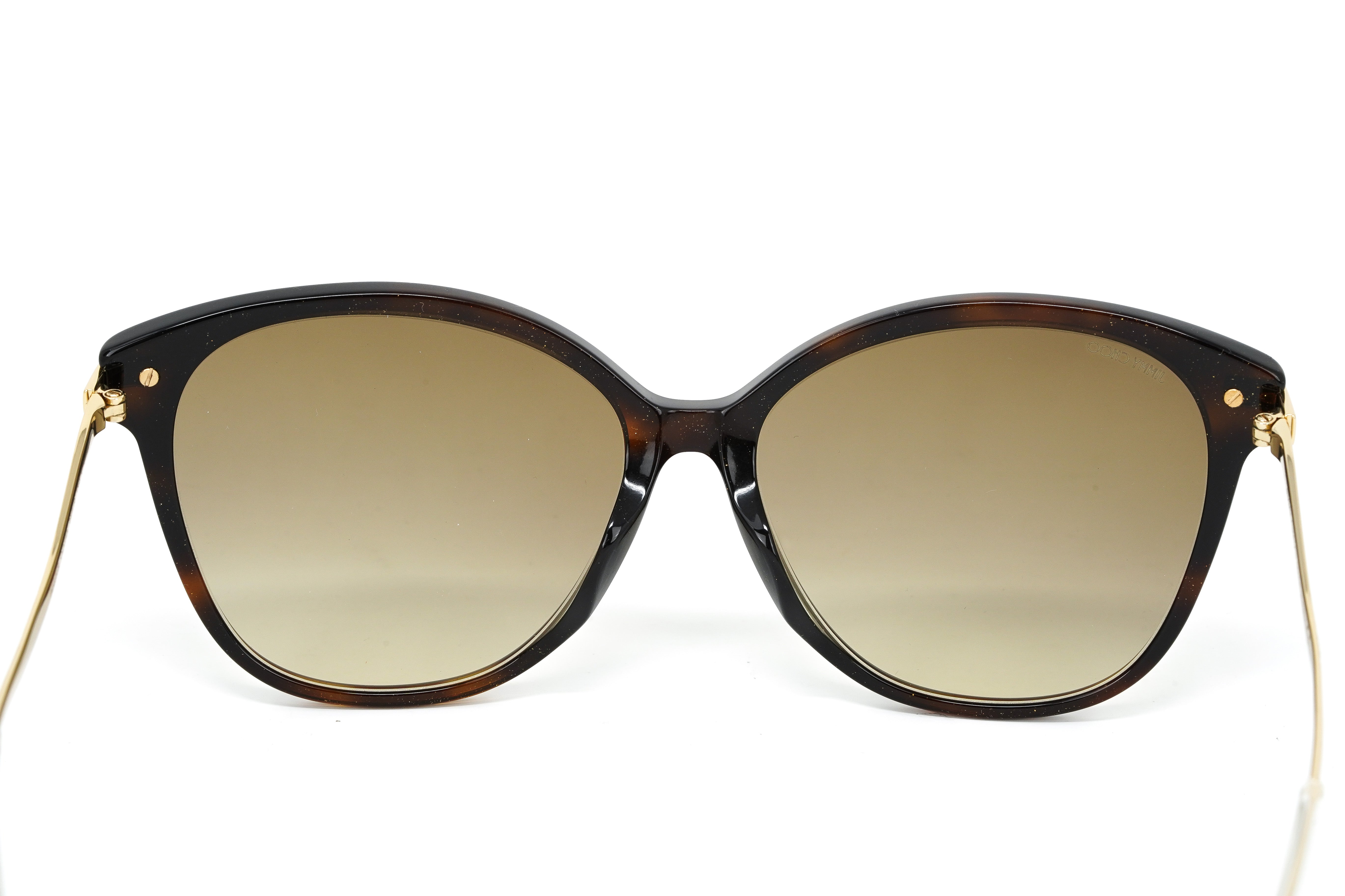 Jimmy Choo Women's Sunglasses Classic Square Tortoise/Gold PEG/F/S O2V-GR8 Sunglasses