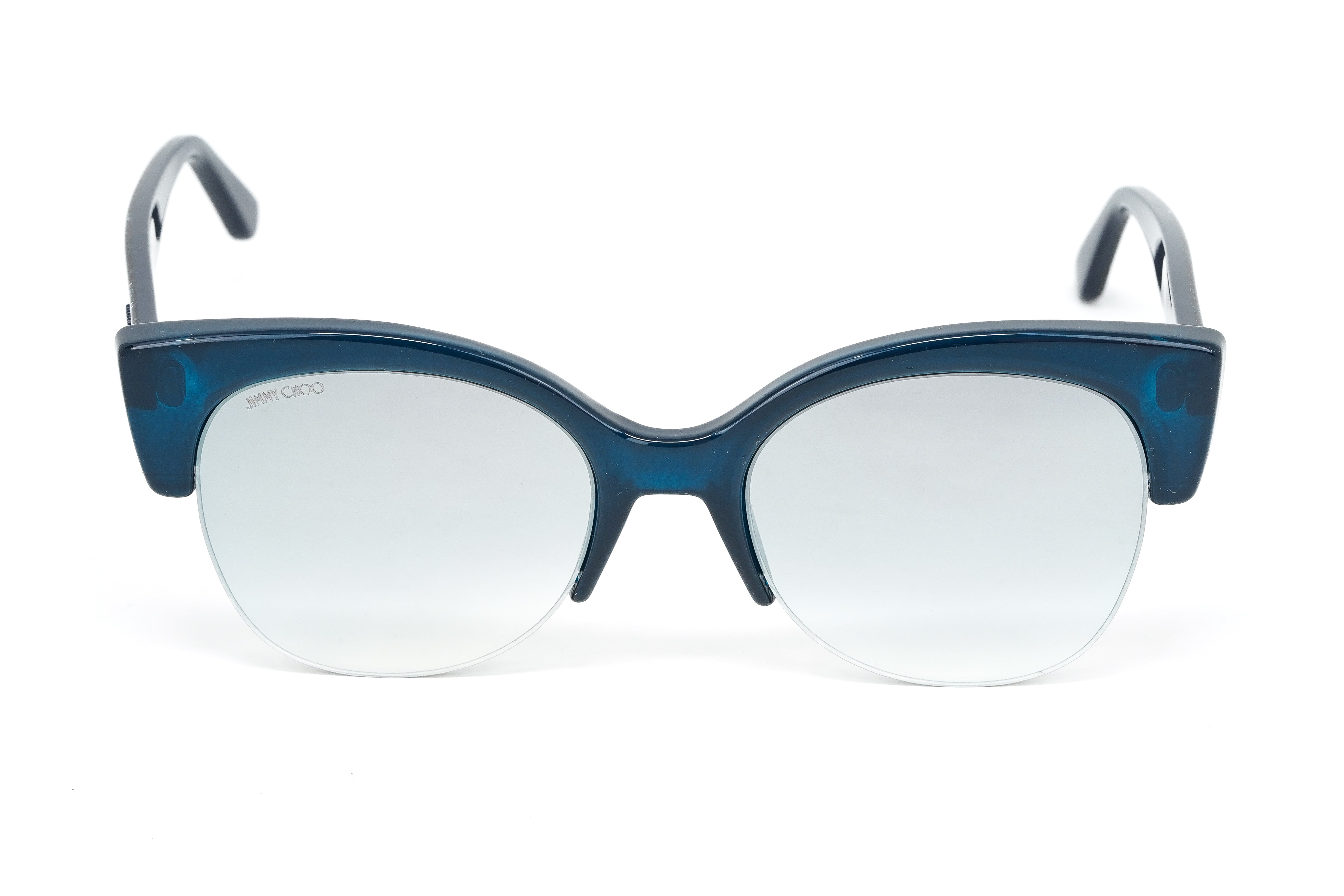 Jimmy Choo Women's Sunglasses Classic Square Navy Glitter PRIYA/S JOJ-GR8 Sunglasses