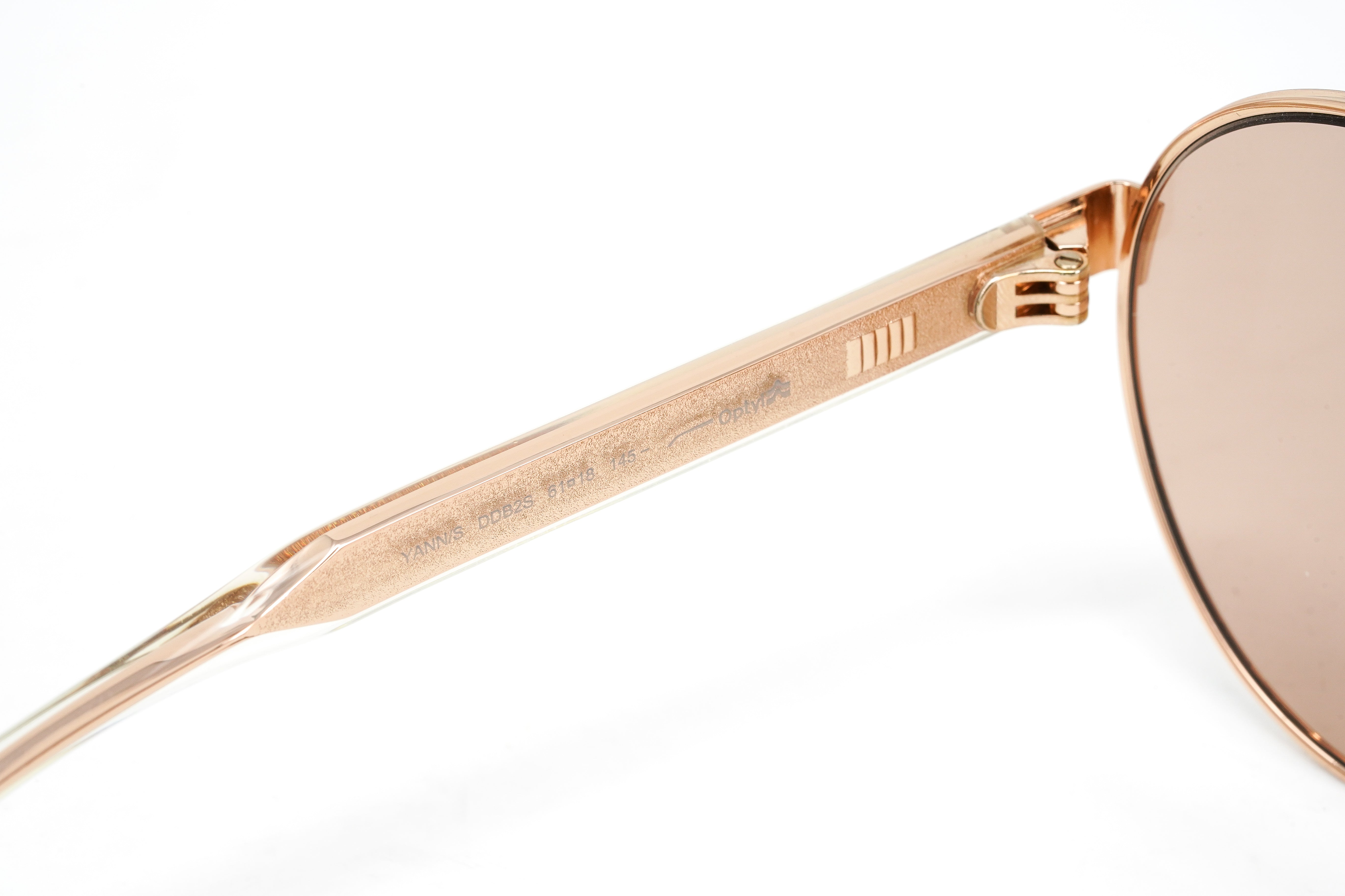 Jimmy Choo Unisex Sunglasses Round Browline Pink YANN/S DDB-GR8 Sunglasses