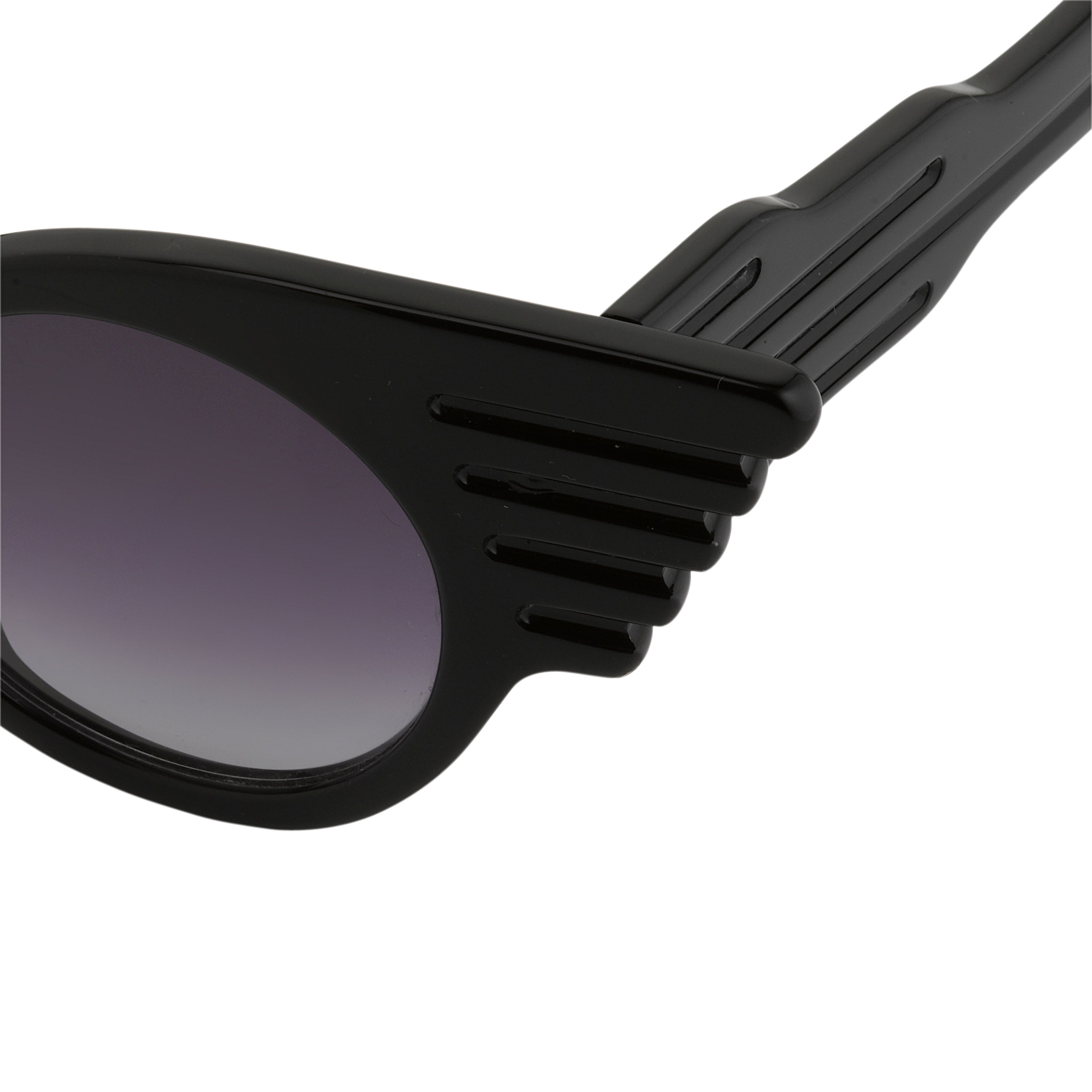 Jeremy Scott Sunglasses Special Wings Black and Grey-GR8 Sunglasses