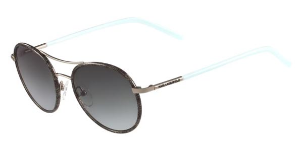 Karl Lagerfeld Women's Sunglasses Pilot Silver KL241S 513-GR8 Sunglasses