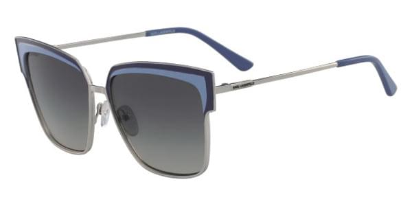 Karl Lagerfeld Women's Sunglasses Oversized Square Blue KL269S 532-GR8 Sunglasses