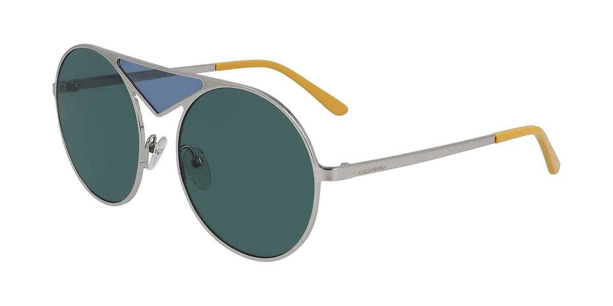 Karl Lagerfeld Women's Sunglasses Pilot Silver/Blue KL310S 045-GR8 Sunglasses