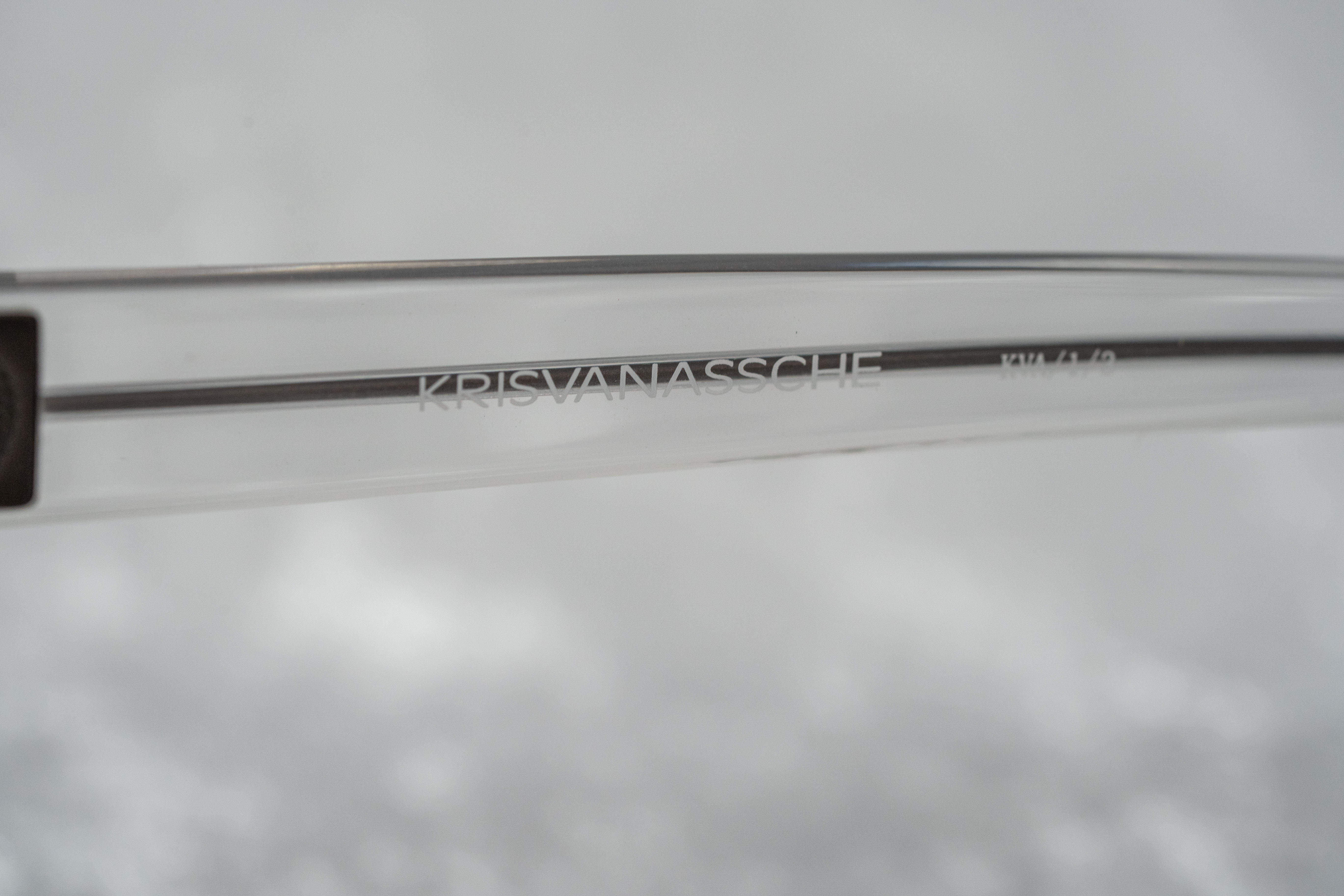 Kris Van Assche Sunglasses Dark Purple Brown and Grey-GR8 Sunglasses