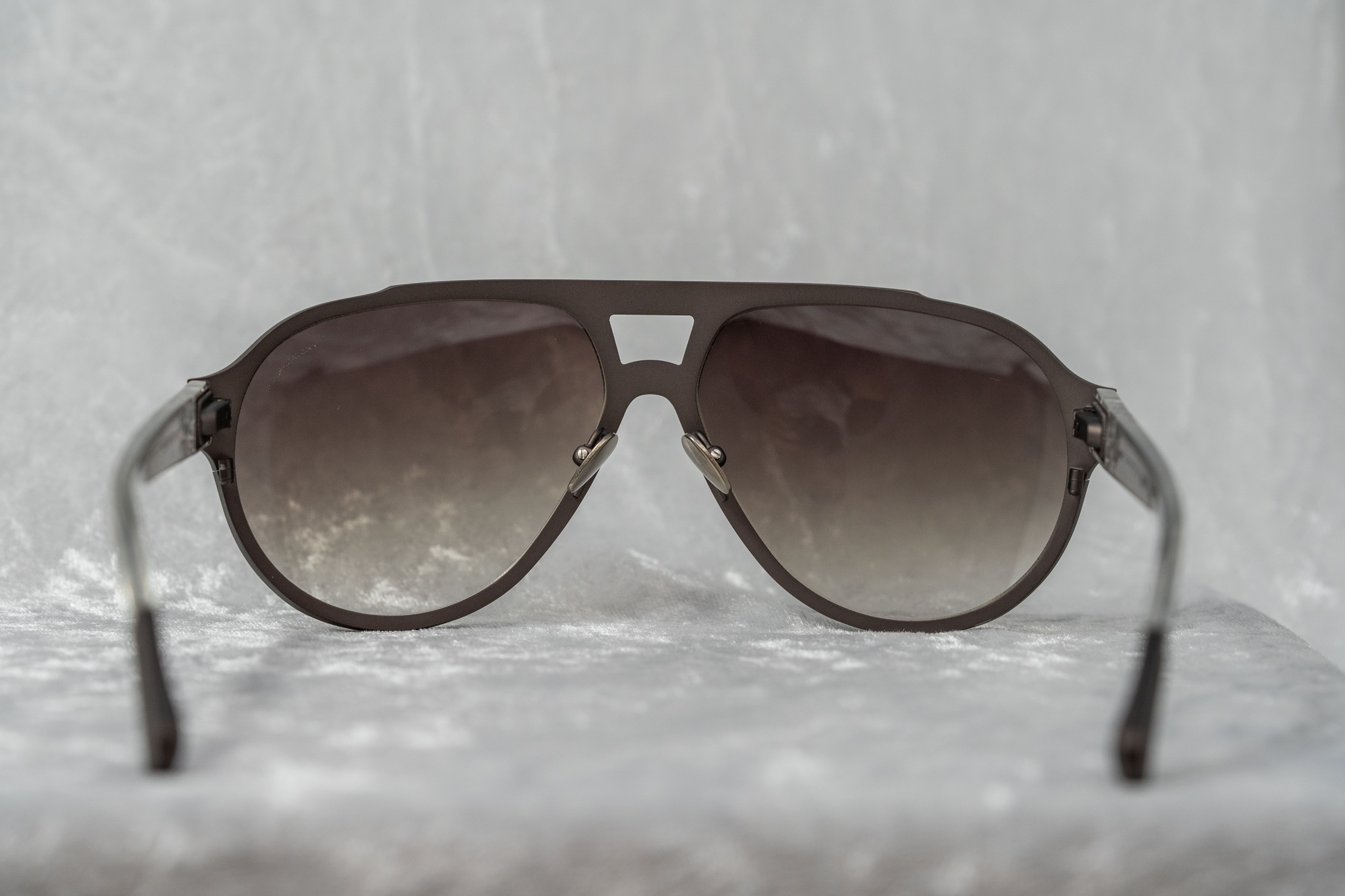 Kris Van Assche Sunglasses Dark Purple Brown and Grey-GR8 Sunglasses