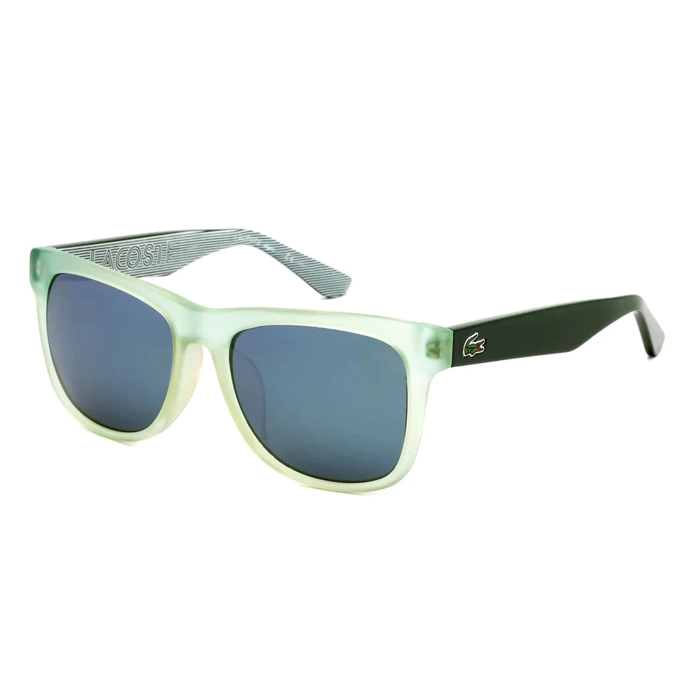 Lacoste Unisex Sunglasses Classic Square Green/Grey L805SA 315-GR8 Sunglasses