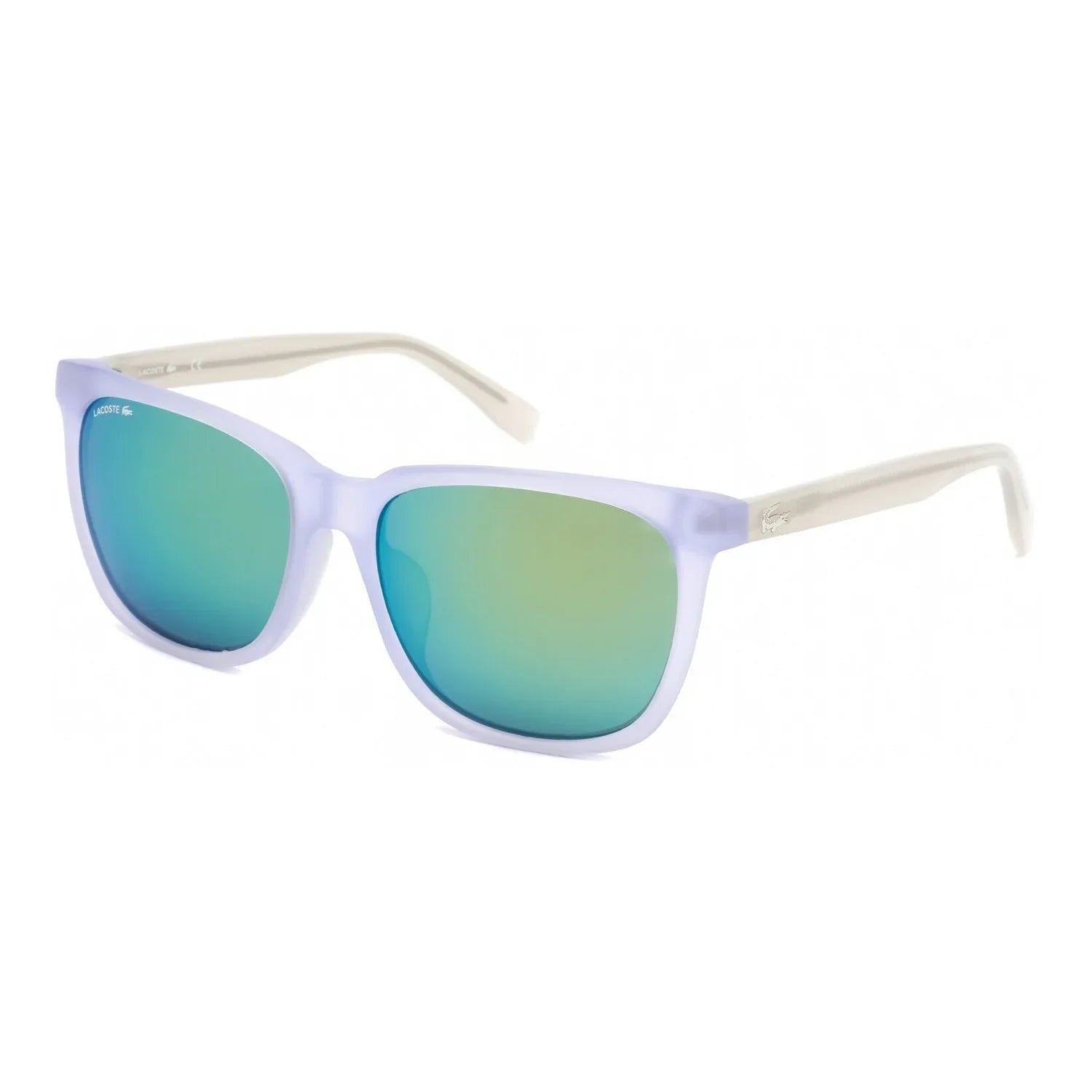 Lacoste Unisex Sunglasses Classic Square Clear/Green L838SA 971-GR8 Sunglasses