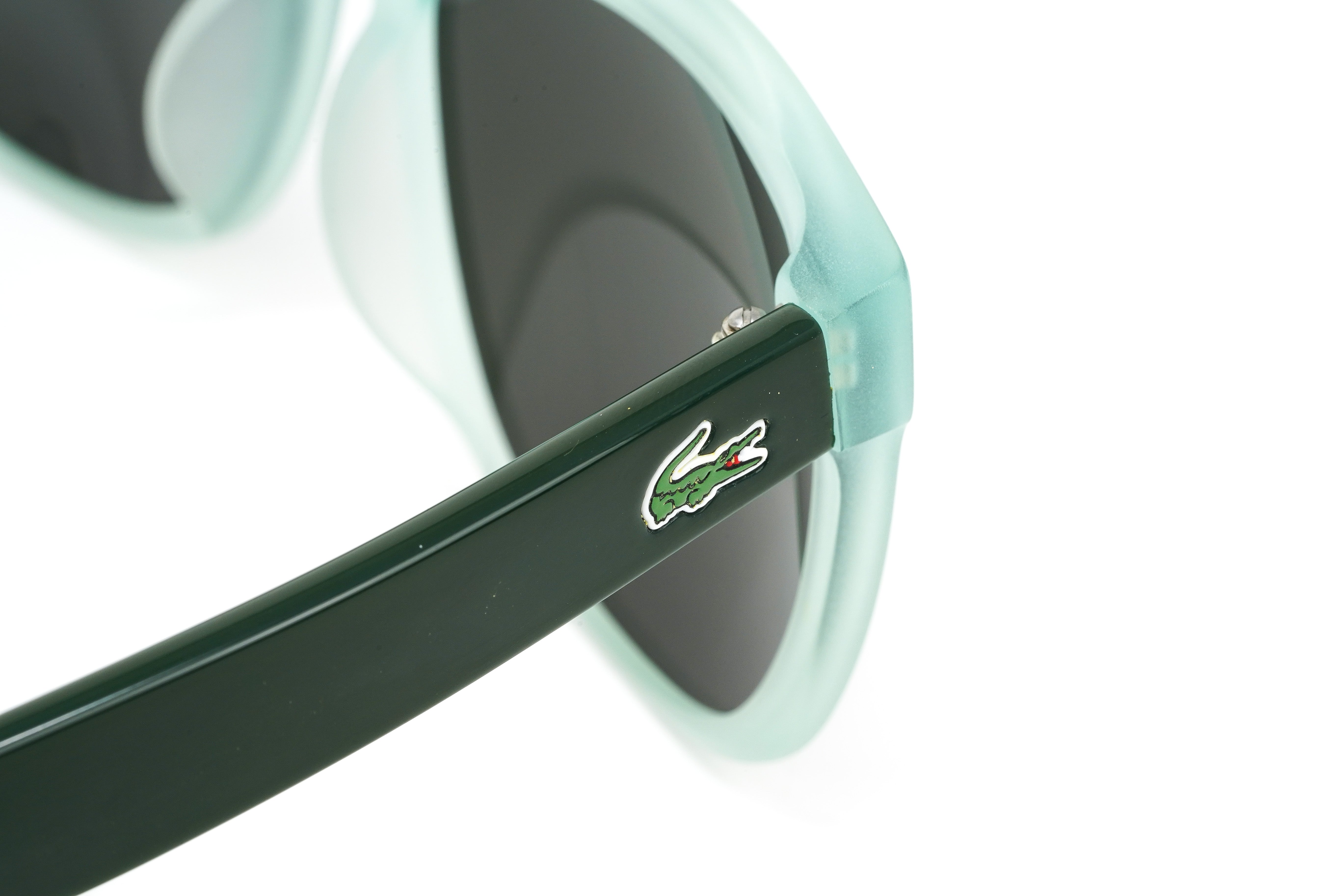 Lacoste Unisex Sunglasses Classic Square Green/Grey L805SA 315-GR8 Sunglasses