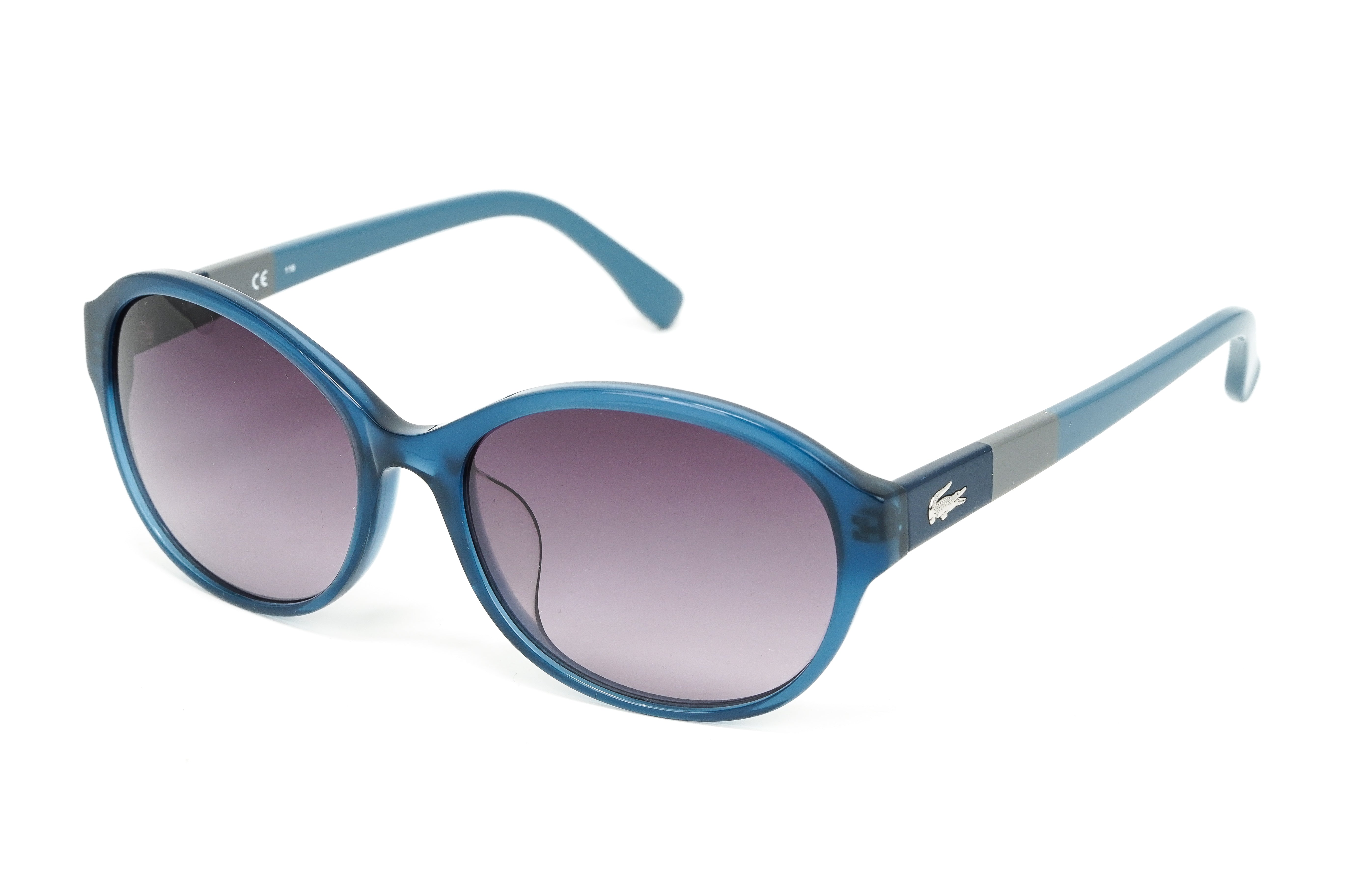 Lacoste Unisex Sunglasses Oval Blue L808SA 424-GR8 Sunglasses