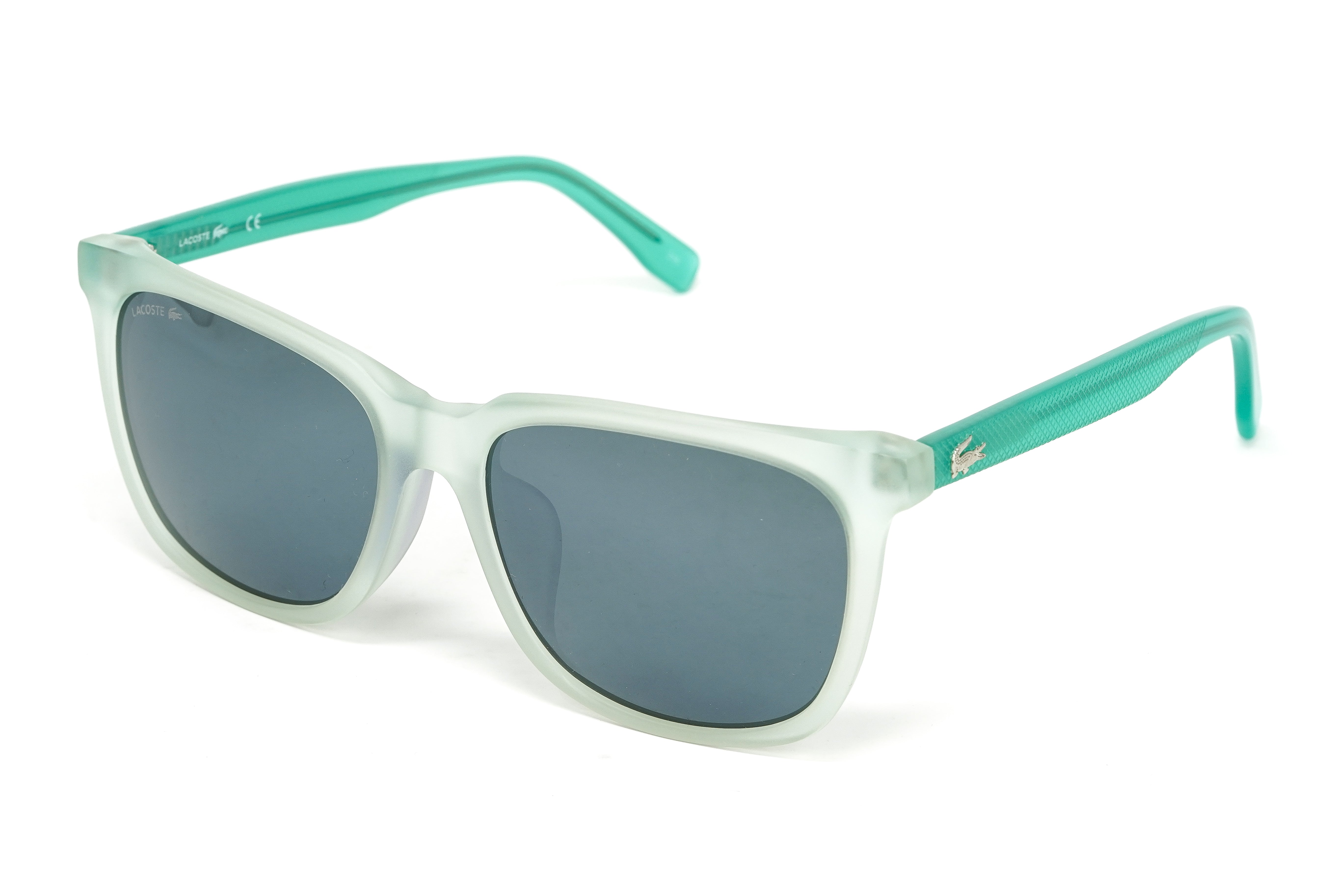 Lacoste Unisex Sunglasses Classic Square Green/Grey L838SA 440-GR8 Sunglasses