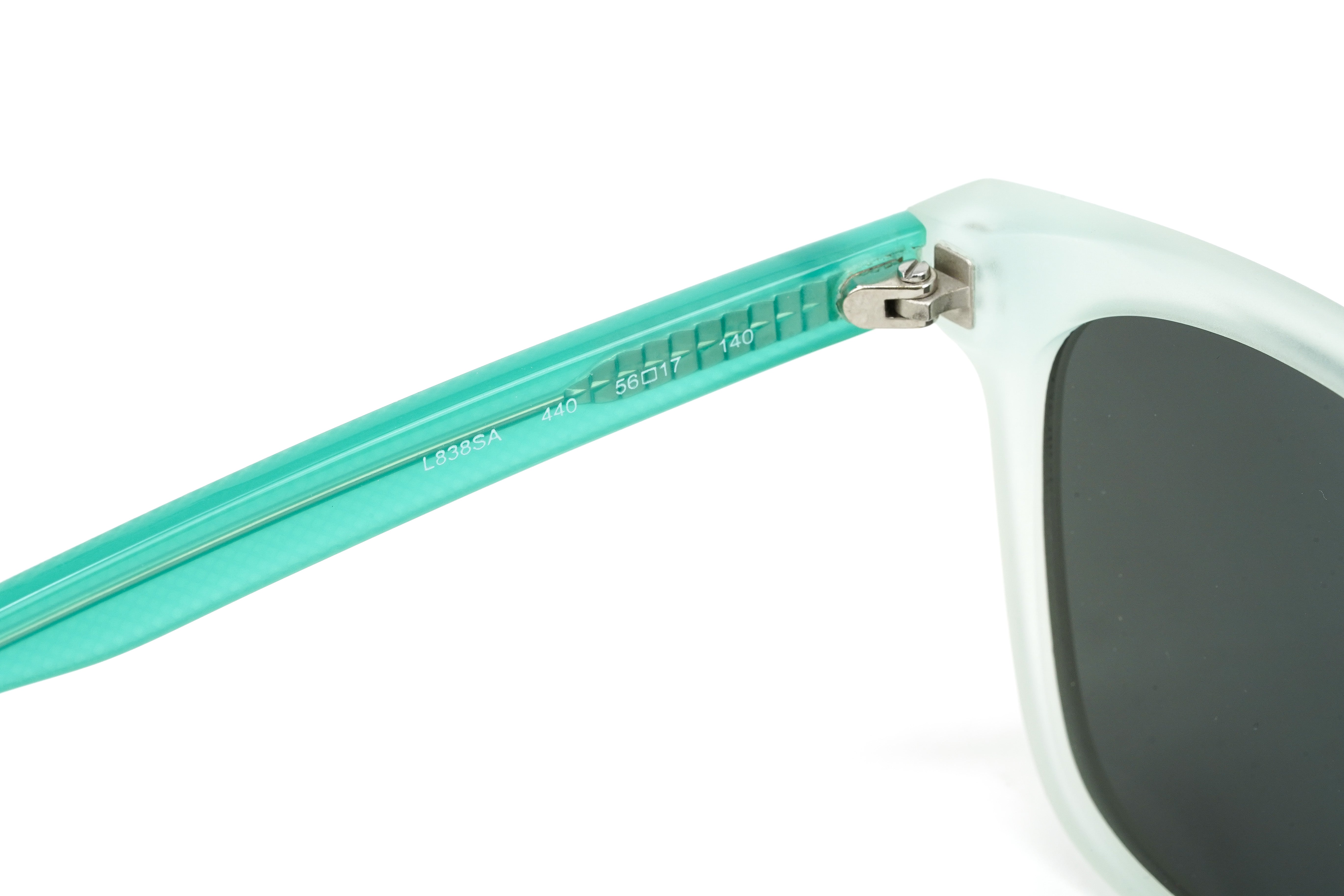 Lacoste Unisex Sunglasses Classic Square Green/Grey L838SA 440-GR8 Sunglasses