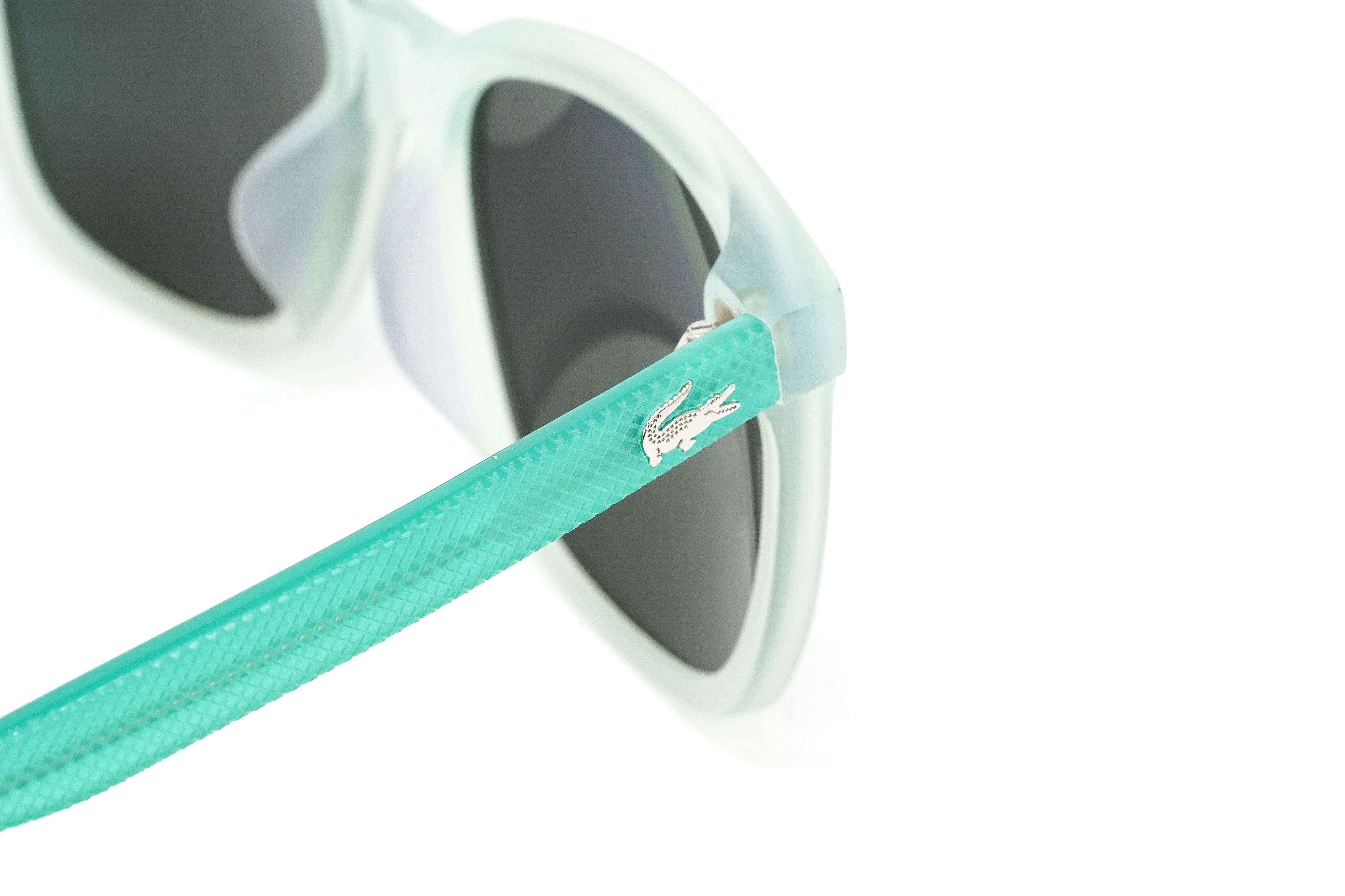 Lacoste Unisex Sunglasses Classic Square Green/Grey L838SA 440-GR8 Sunglasses