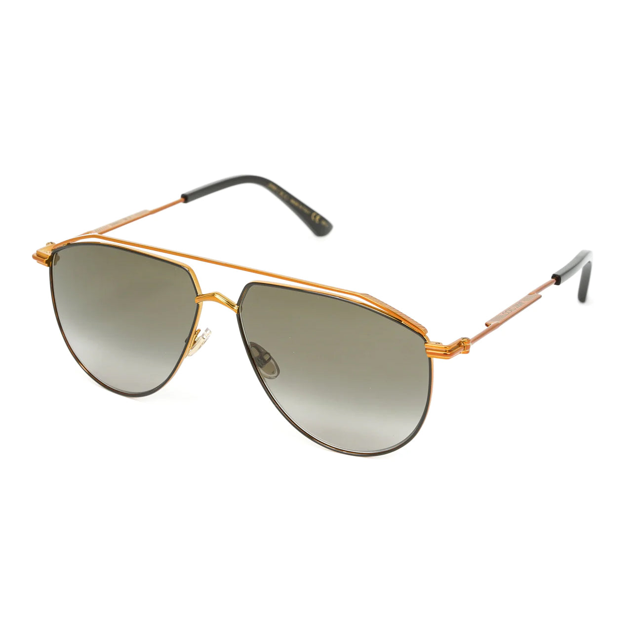 Jimmy Choo Unisex Sunglasses Pilot Copper/Brown LEX/S 09Q-GR8 Sunglasses
