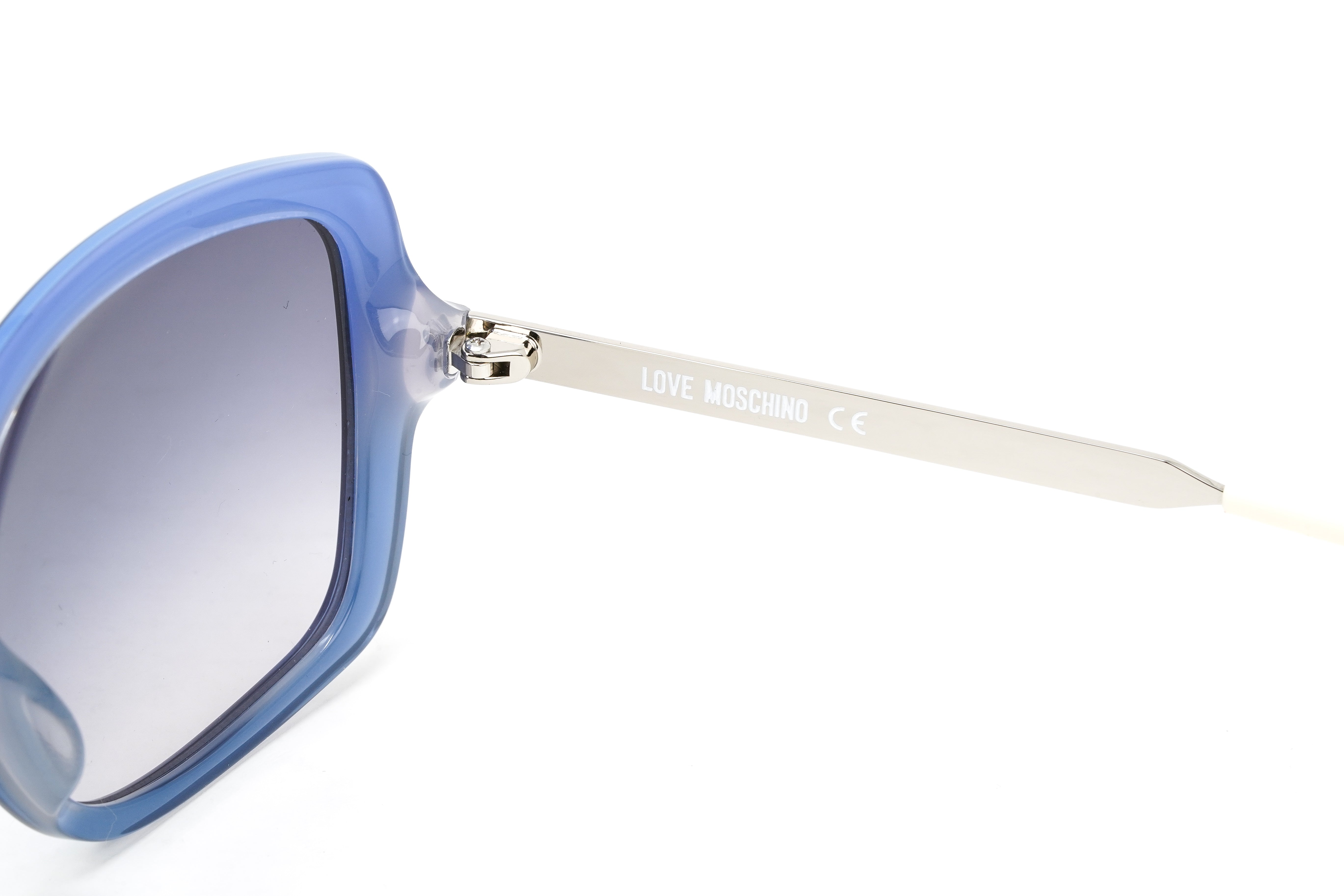 Love Moschino Women's Sunglasses Butterfly Blue ML549S03SA-GR8 Sunglasses