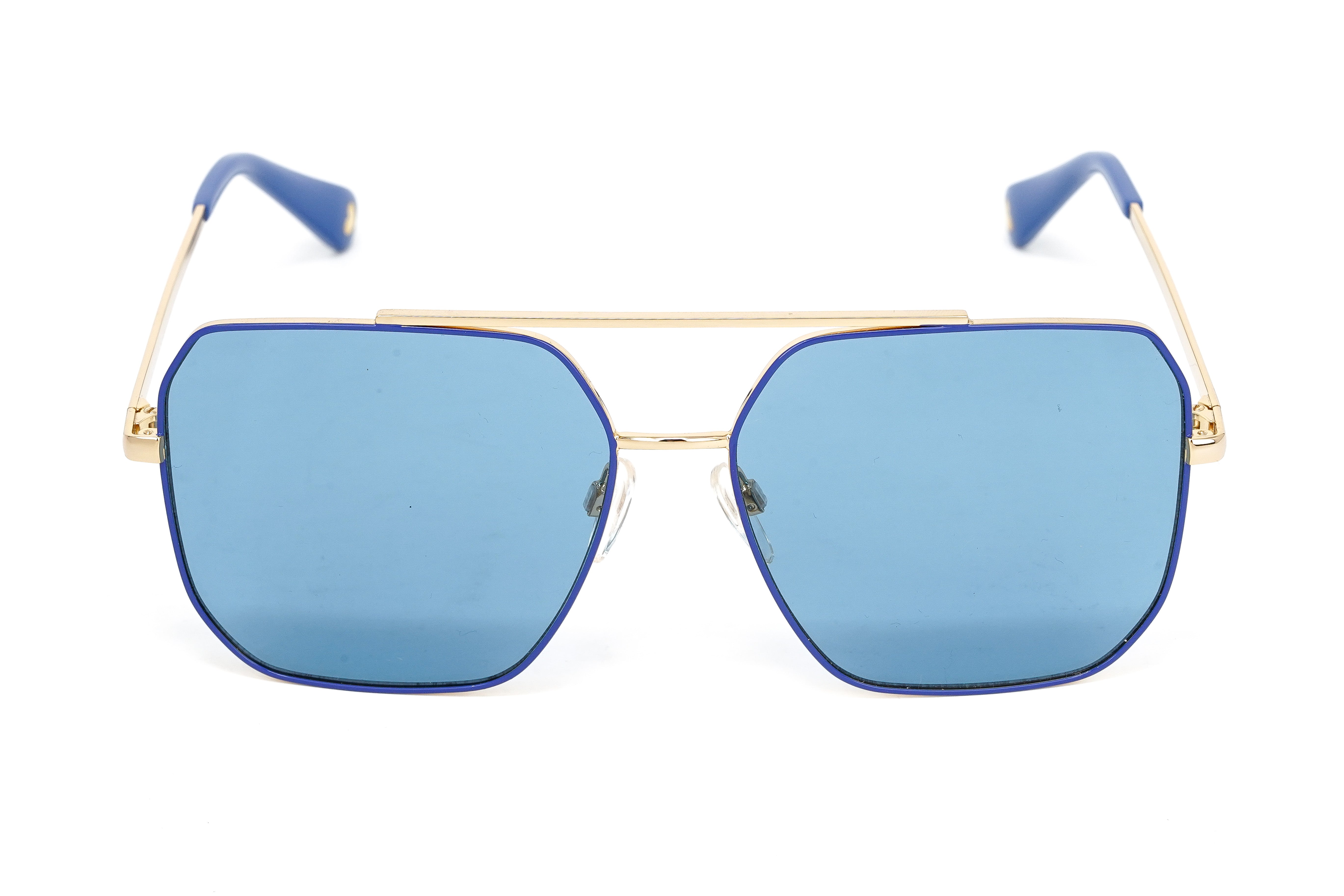 Love Moschino Women's Sunglasses Square Pilot Azure MOL010/S MVU-GR8 Sunglasses