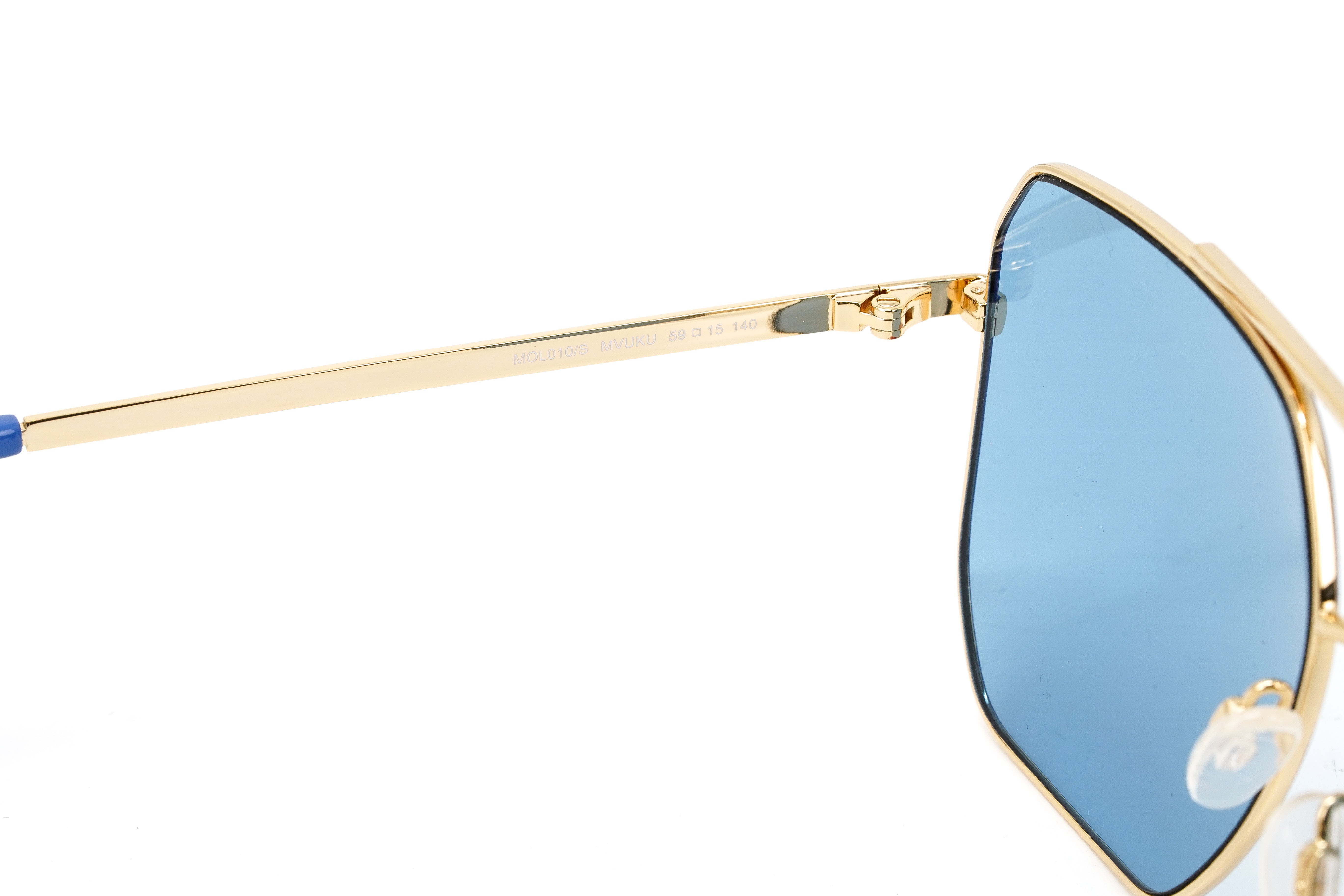 Love Moschino Women's Sunglasses Square Pilot Azure MOL010/S MVU-GR8 Sunglasses
