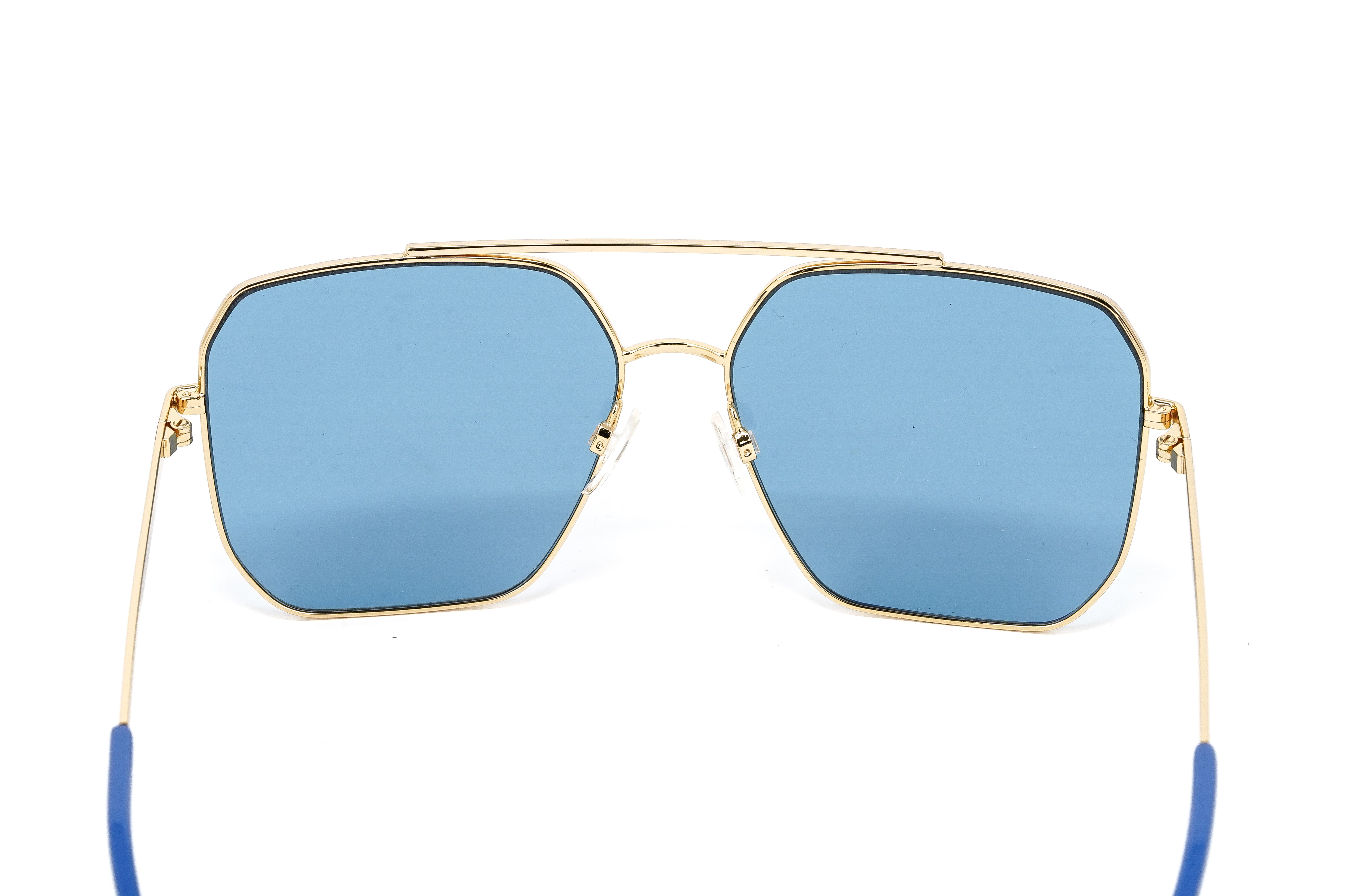 Love Moschino Women's Sunglasses Square Pilot Azure MOL010/S MVU-GR8 Sunglasses
