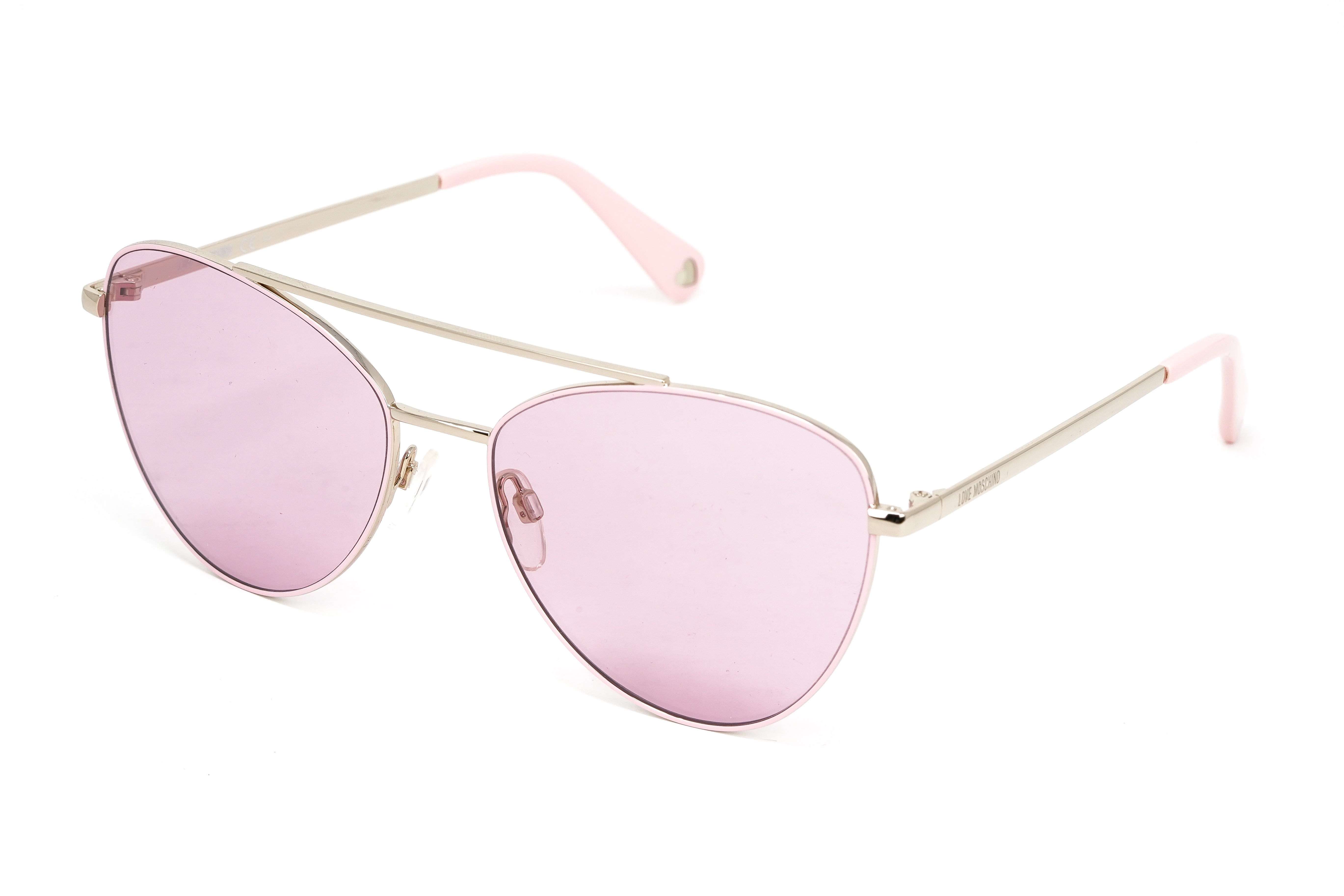 Love Moschino Women's Sunglasses Pilot Pink MOL011/S 35JU1-GR8 Sunglasses