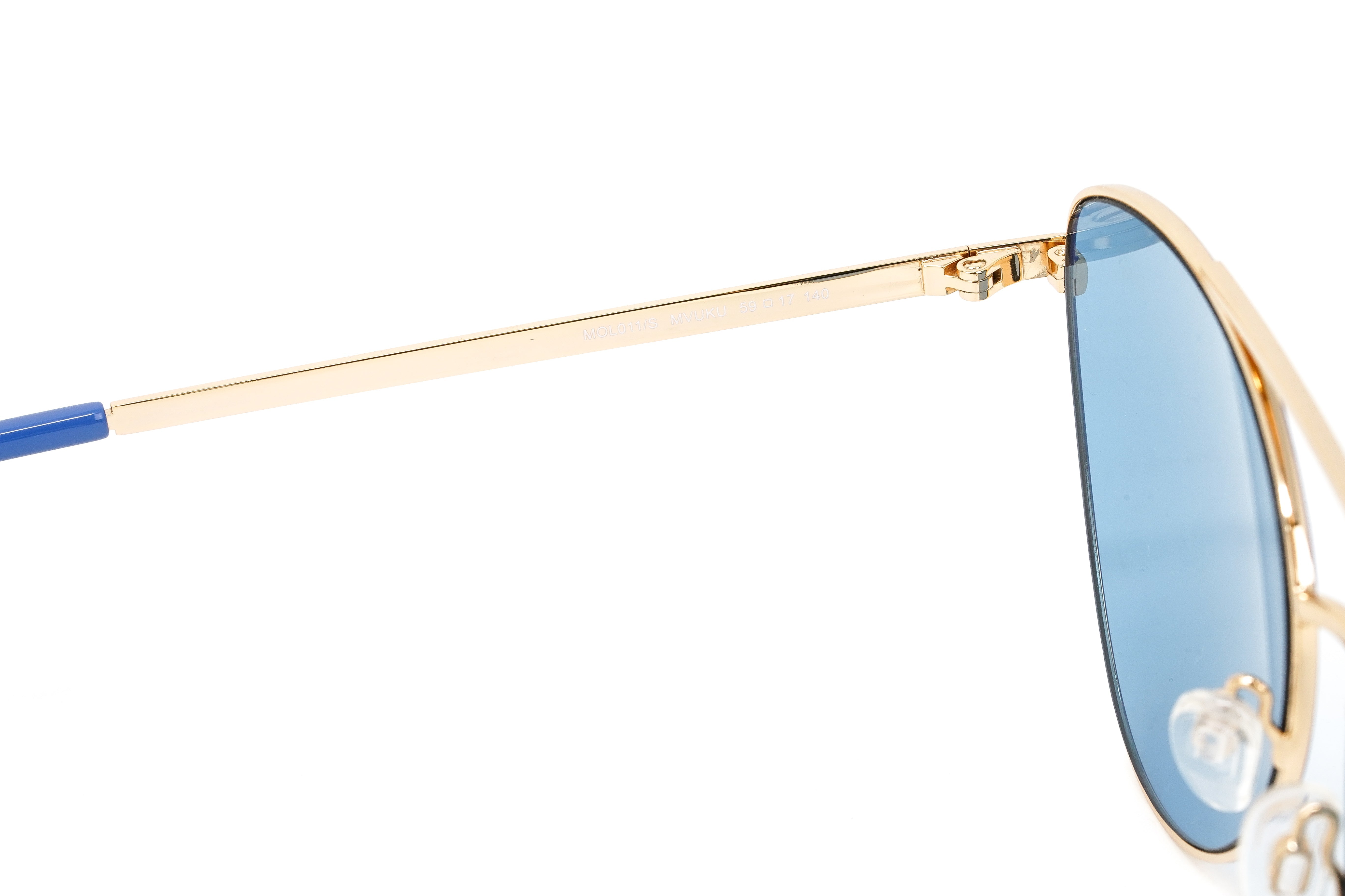 Love Moschino Women's Sunglasses Pilot Blue MOL011/S MVU/KU-GR8 Sunglasses