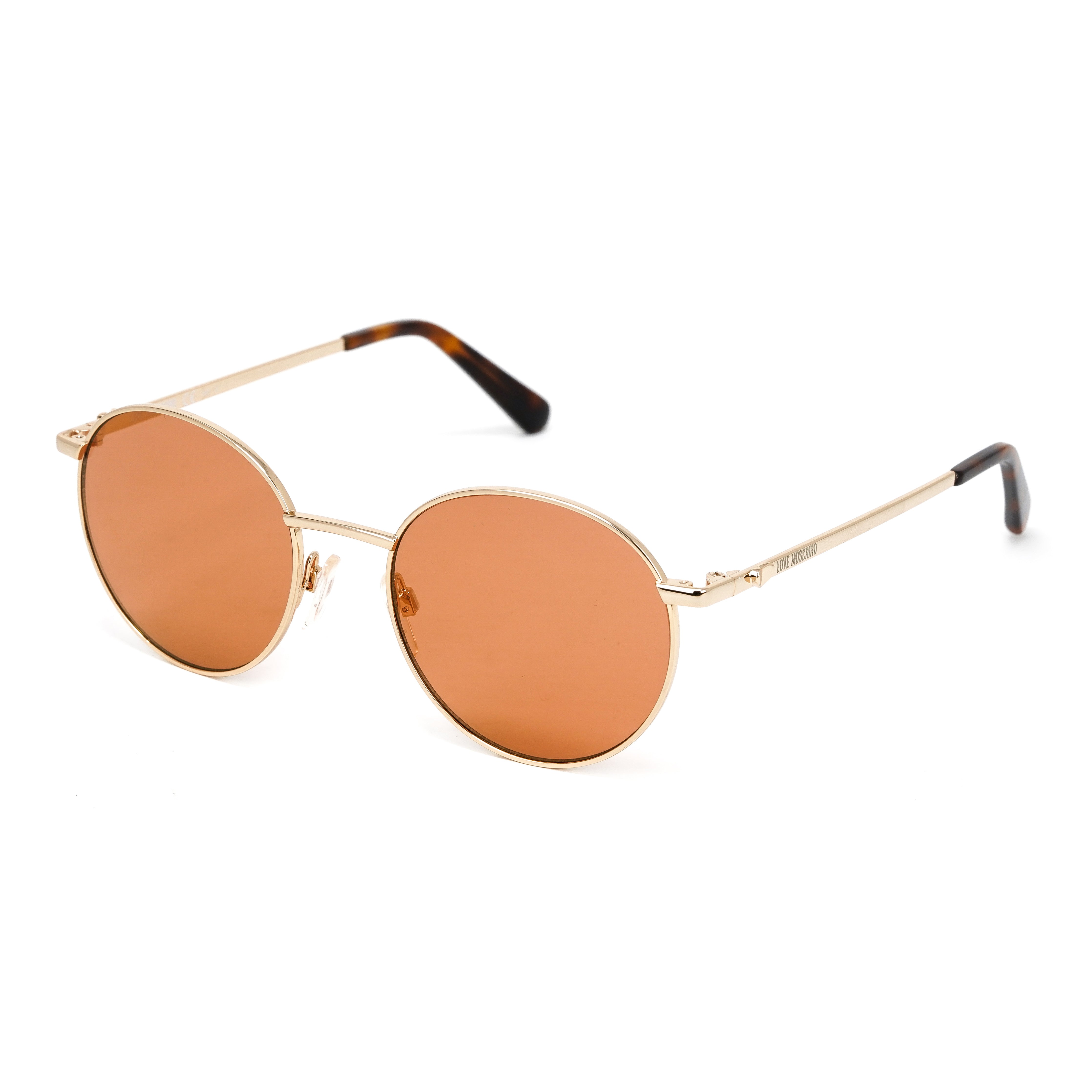 Love Moschino Women's Sunglasses Round Orange MOL019/S 000/UW-GR8 Sunglasses