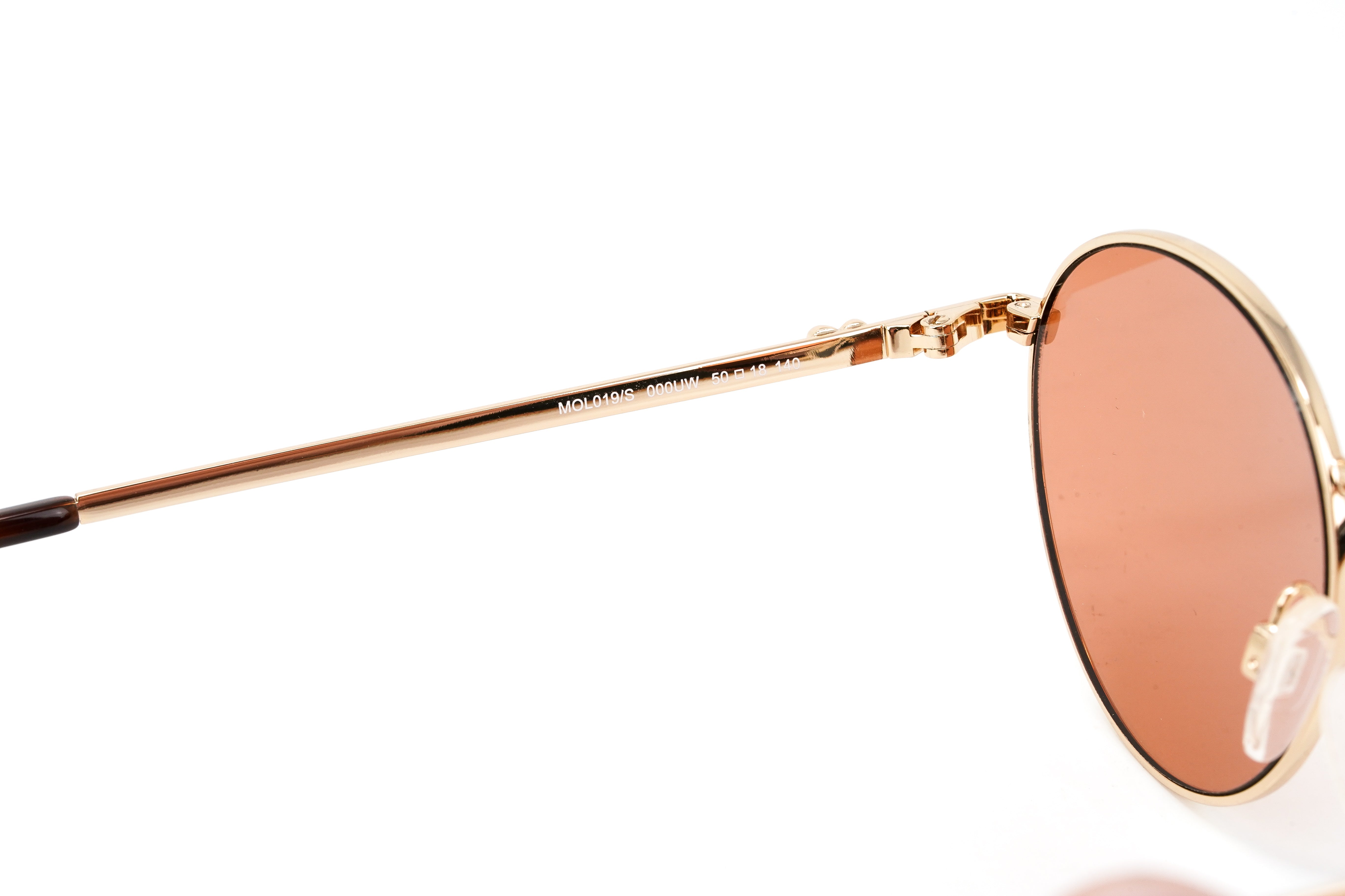 Love Moschino Women's Sunglasses Round Orange MOL019/S 000/UW-GR8 Sunglasses