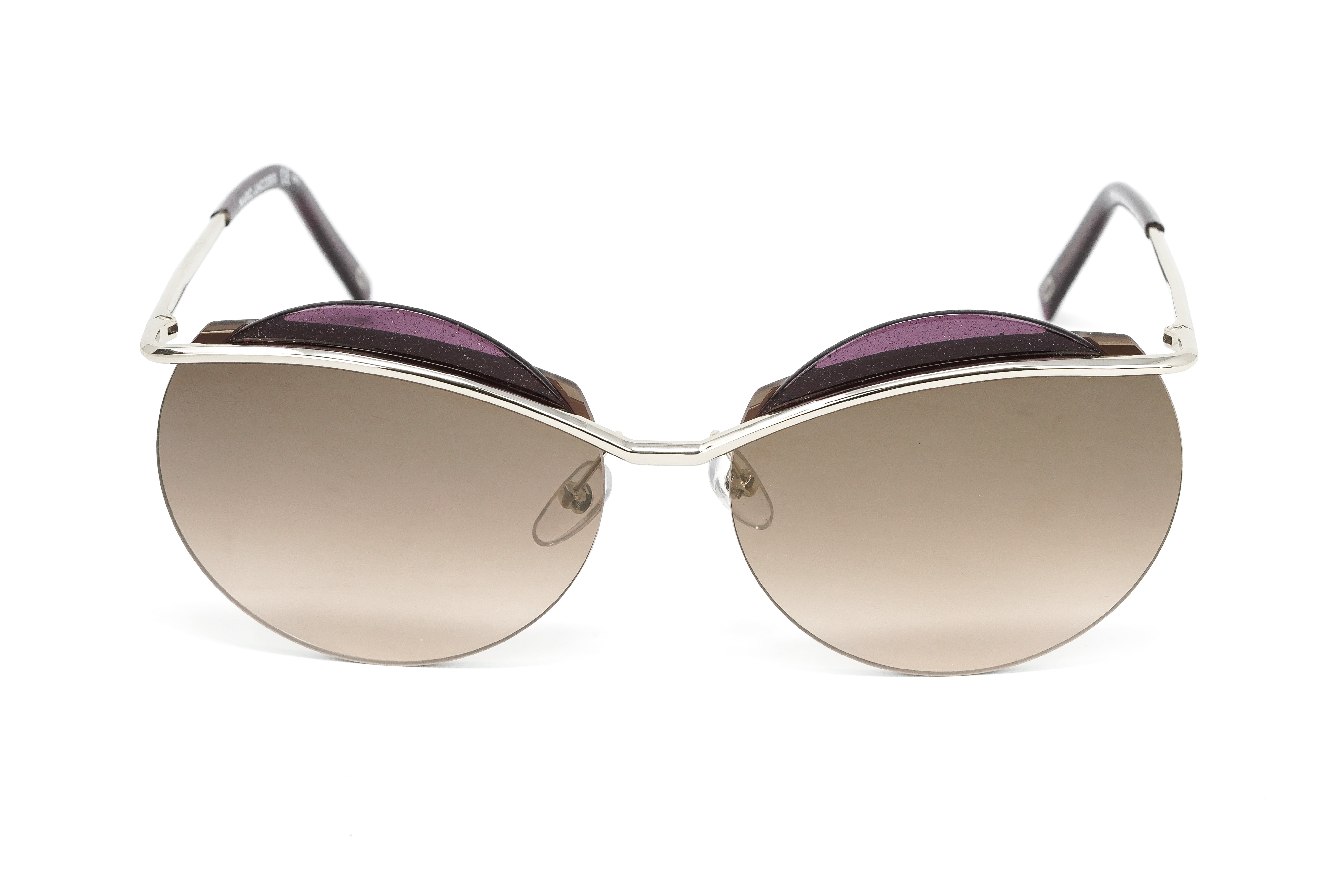 Marc Jacobs Women's Round Sunglasses Brown MARC 102/S 3YG-GR8 Sunglasses