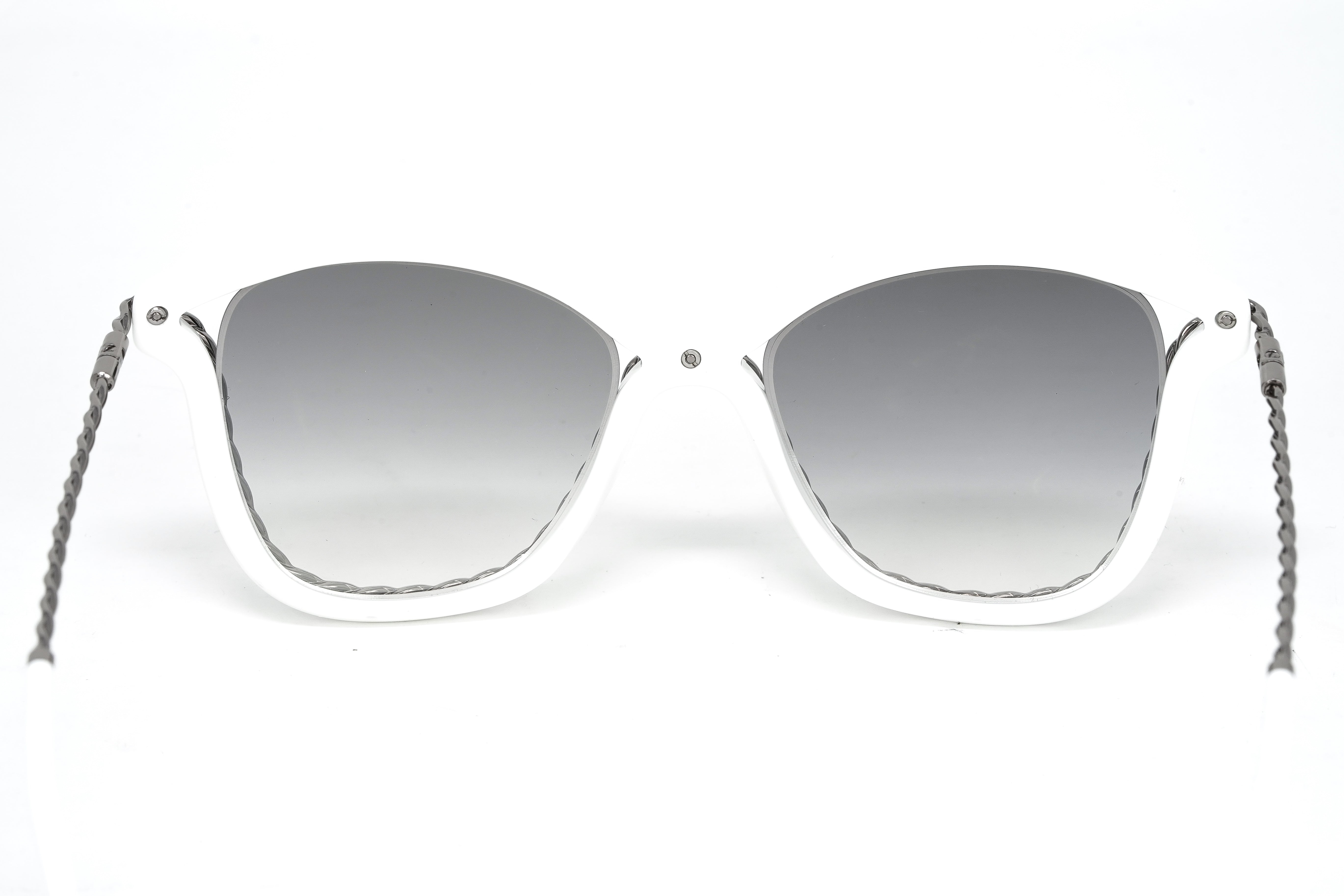 Marc Jacobs Women's Cat Eye Sunglasses White Grey MARC 160/S VK6-GR8 Sunglasses