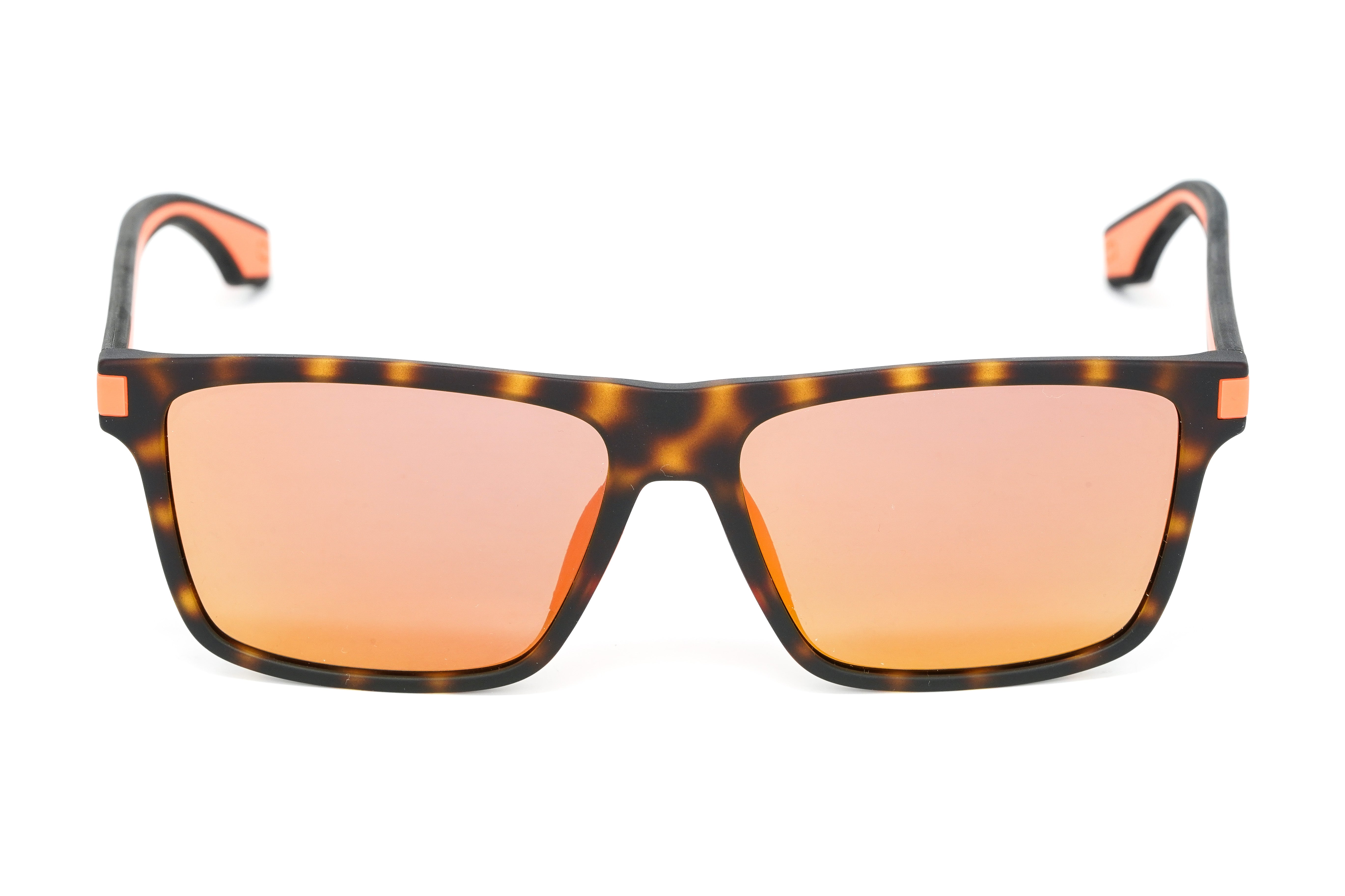 Marc Jacobs Men's Rectangular Sunglasses Peach Mirror Orange MARC 286/S L9G HVNA-GR8 Sunglasses