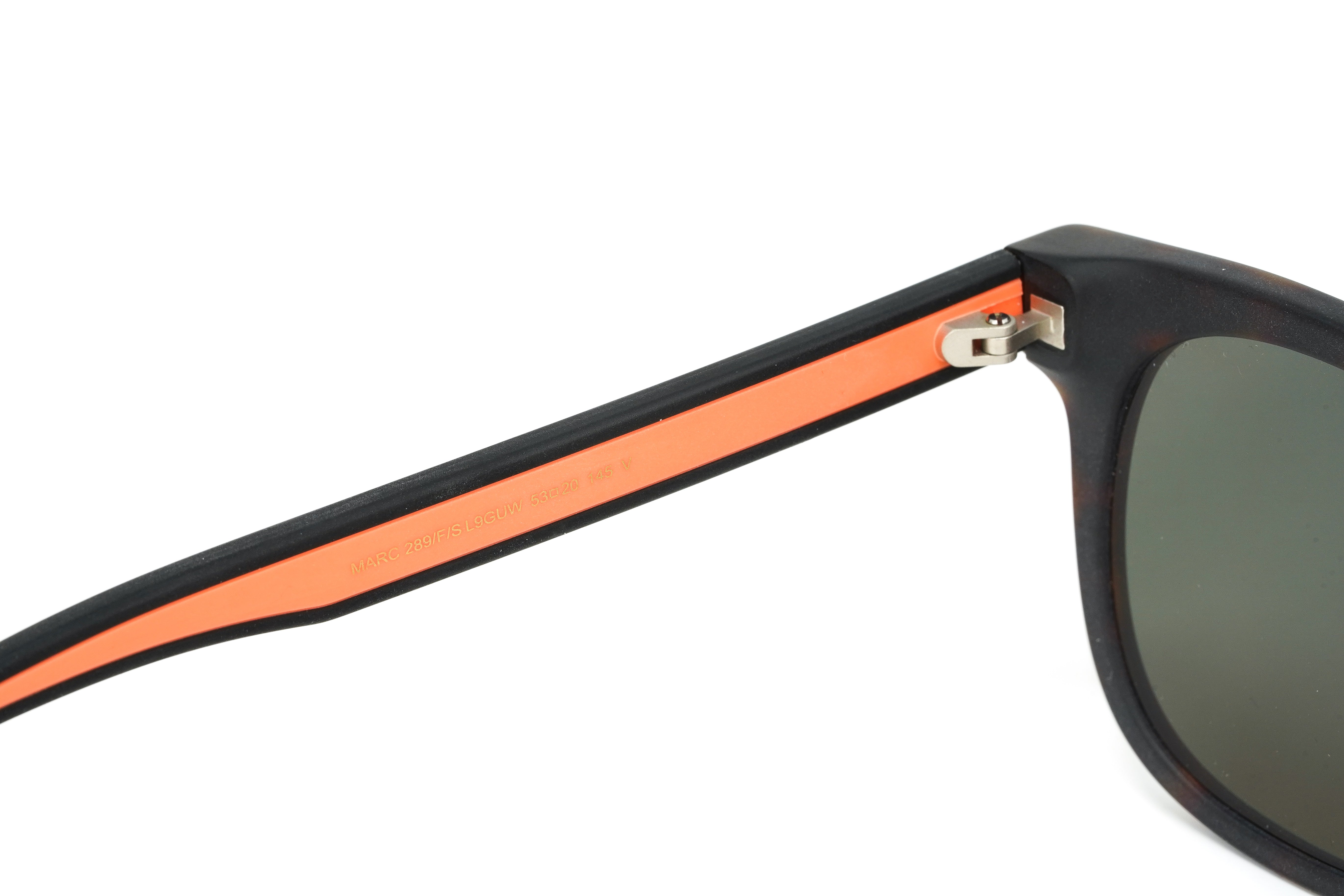 Marc Jacobs Men's Square Sunglasses Havana Orange Mirror Marc 289/F/S L9G-GR8 Sunglasses