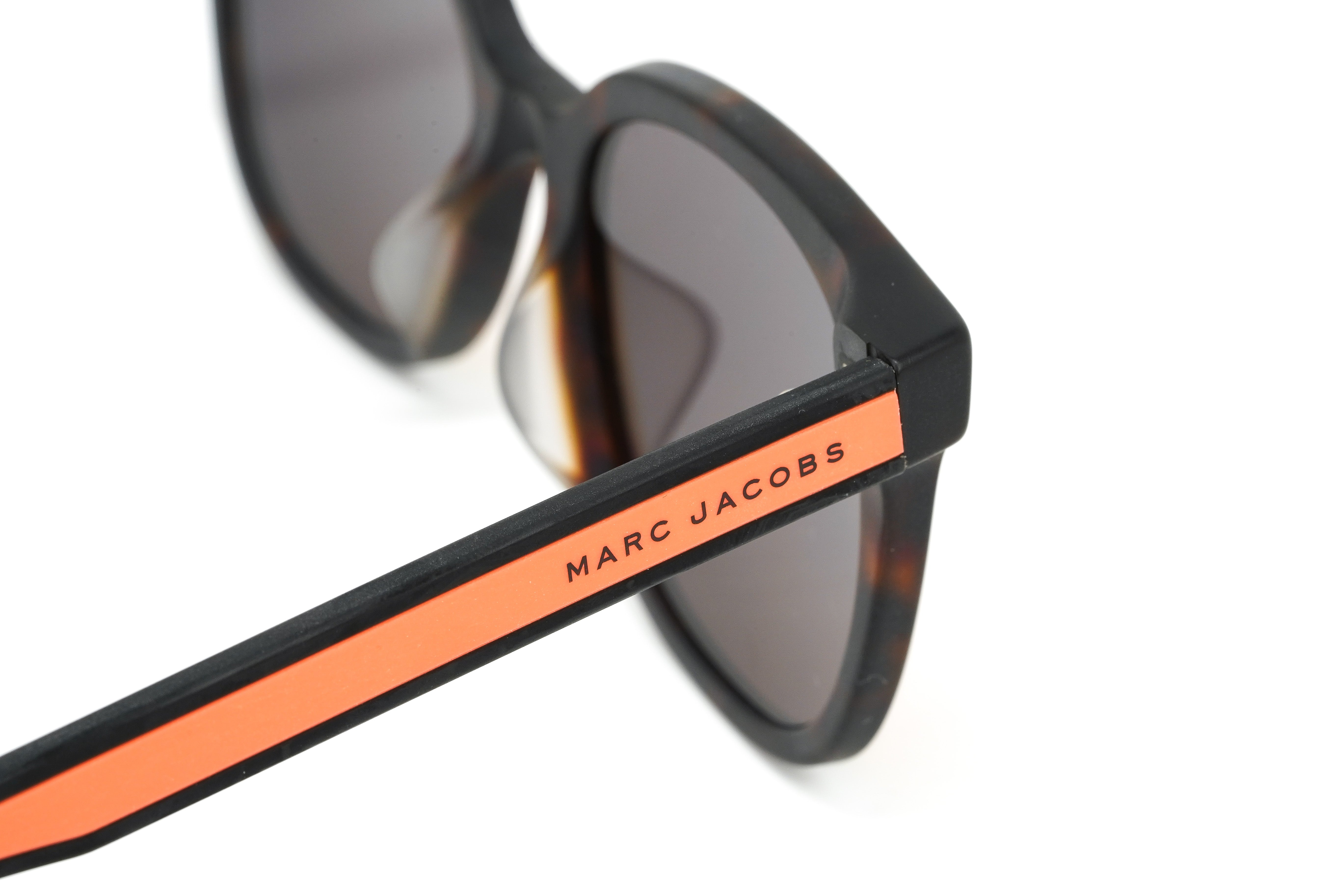 Marc Jacobs Men's Square Sunglasses Havana Orange Mirror Marc 289/F/S L9G-GR8 Sunglasses