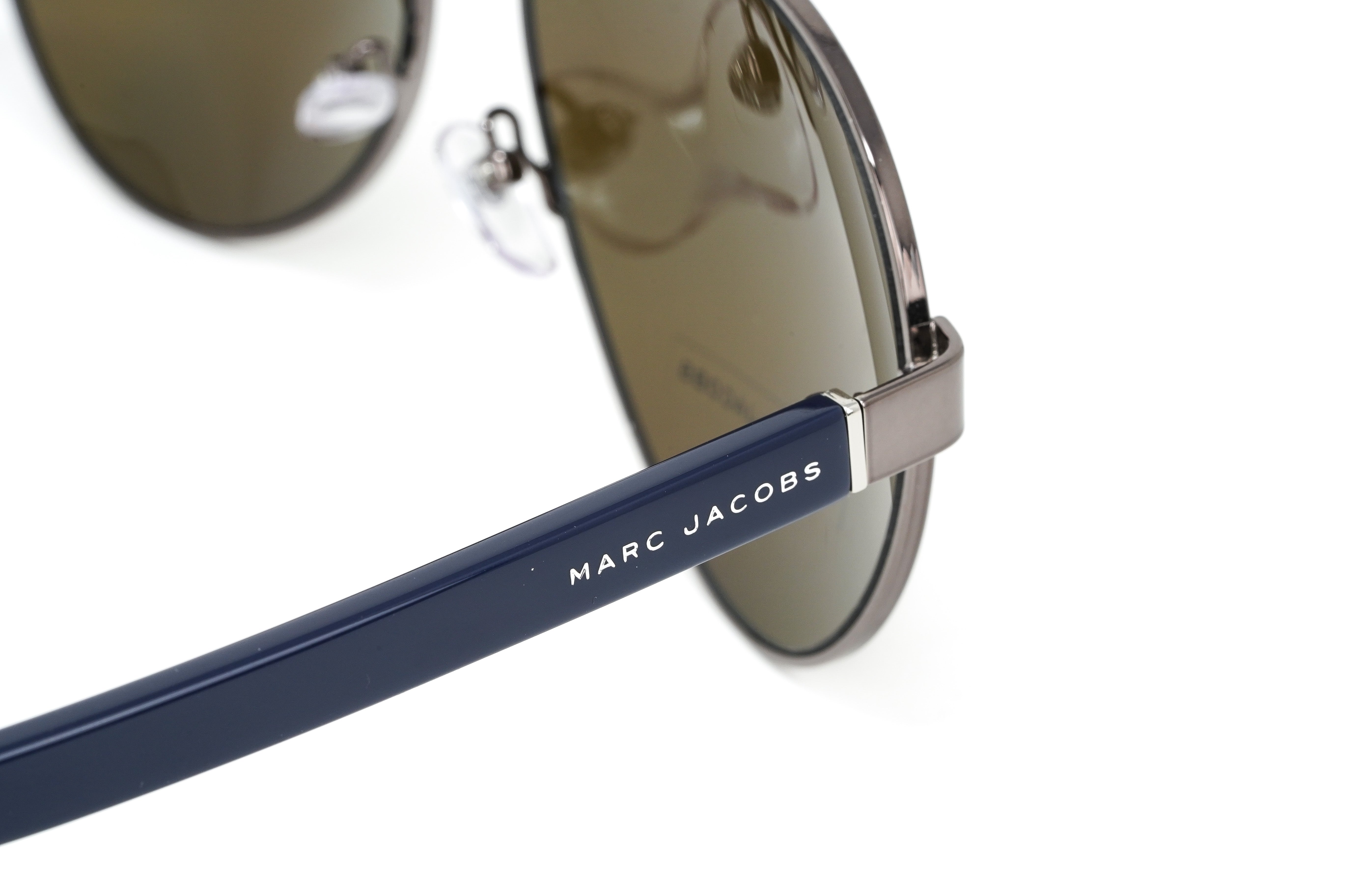 Marc Jacobs Men's Pilot Sunglasses Dark Ruthenium Brown Marc 341/S-GR8 Sunglasses