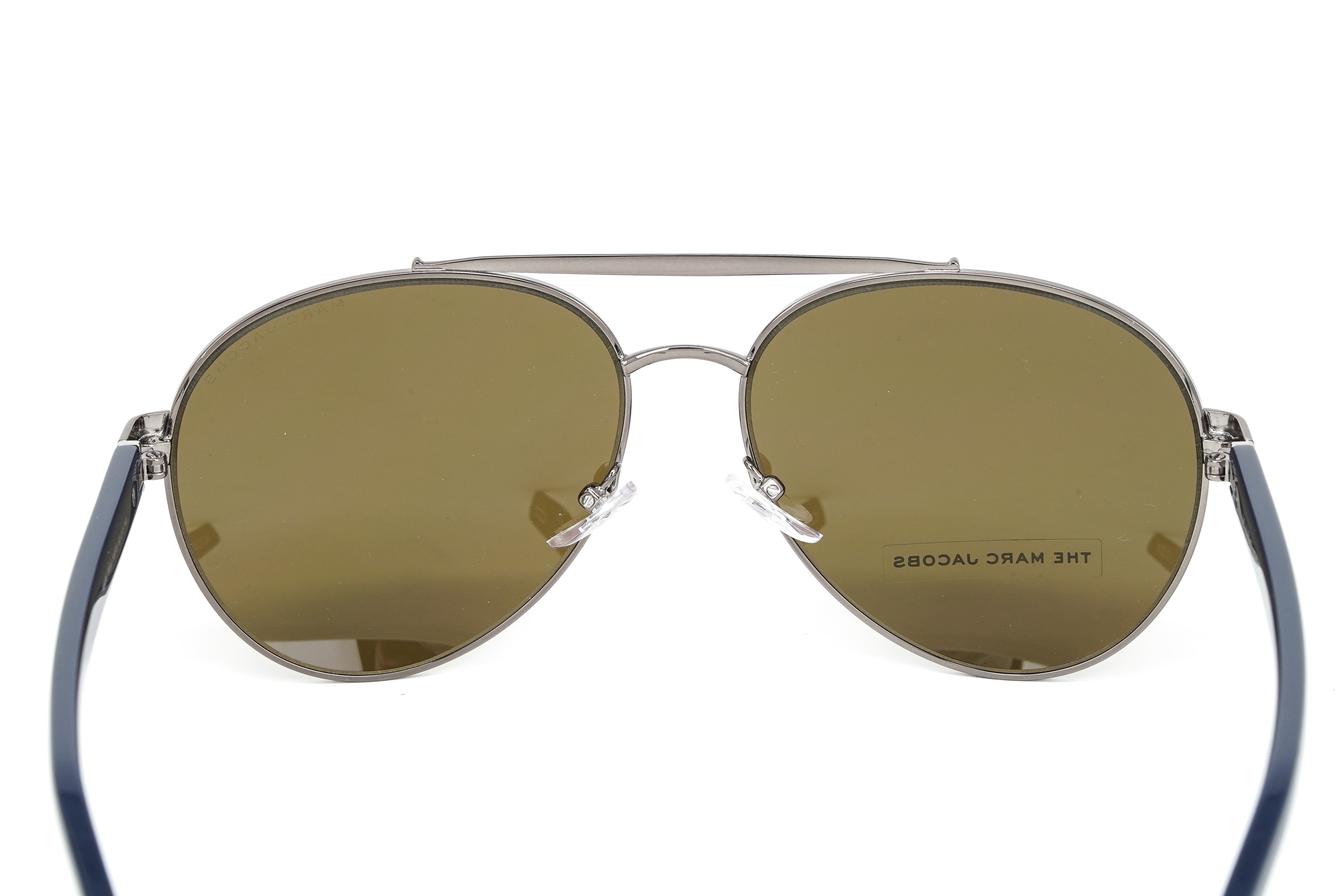 Marc Jacobs Men's Pilot Sunglasses Dark Ruthenium Brown Marc 341/S-GR8 Sunglasses