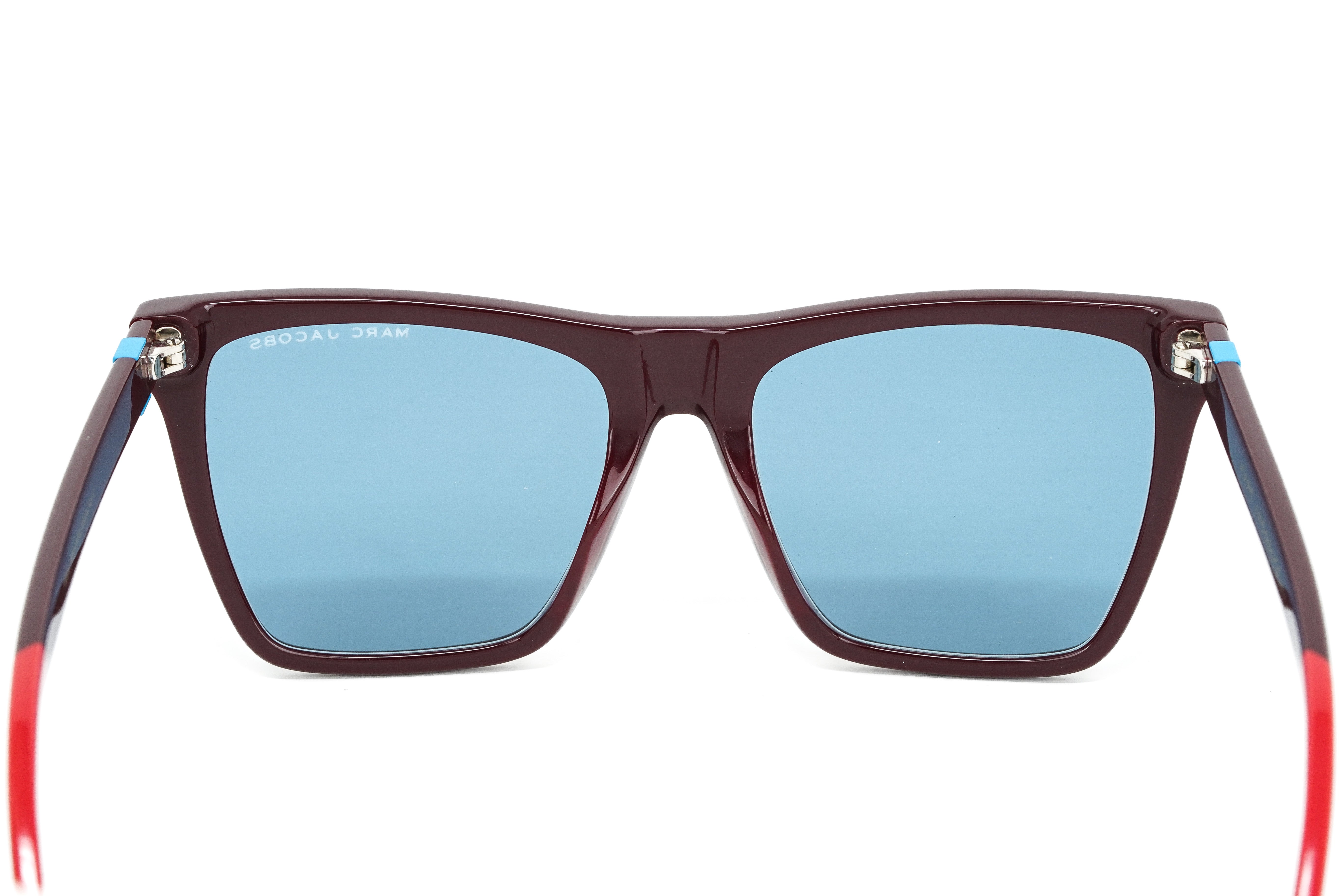 Marc Jacobs Women's Square Sunglasses Burgundy Blue Marc 349/S LHF-GR8 Sunglasses