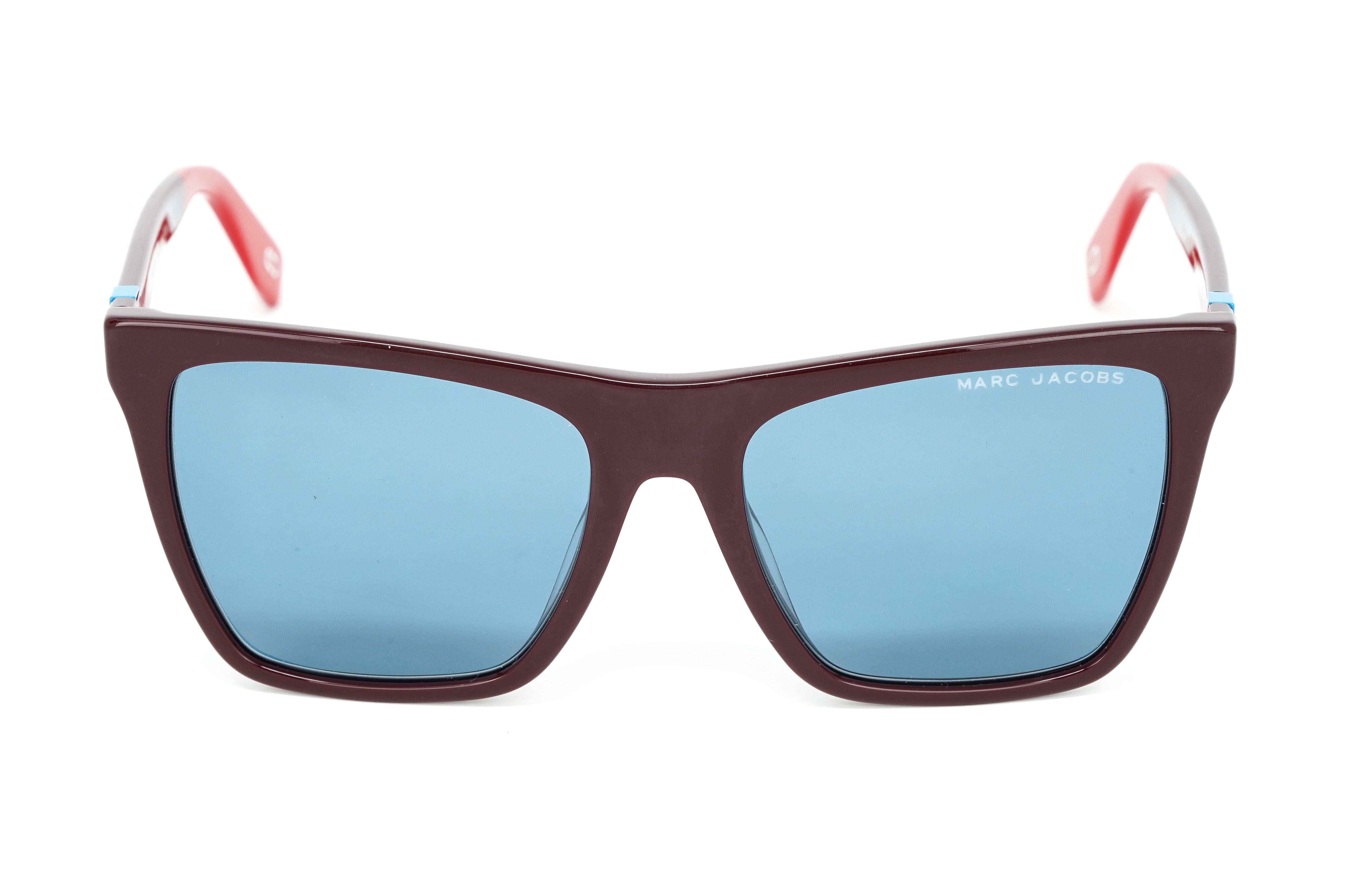 Marc Jacobs Women's Square Sunglasses Burgundy Blue Marc 349/S LHF-GR8 Sunglasses