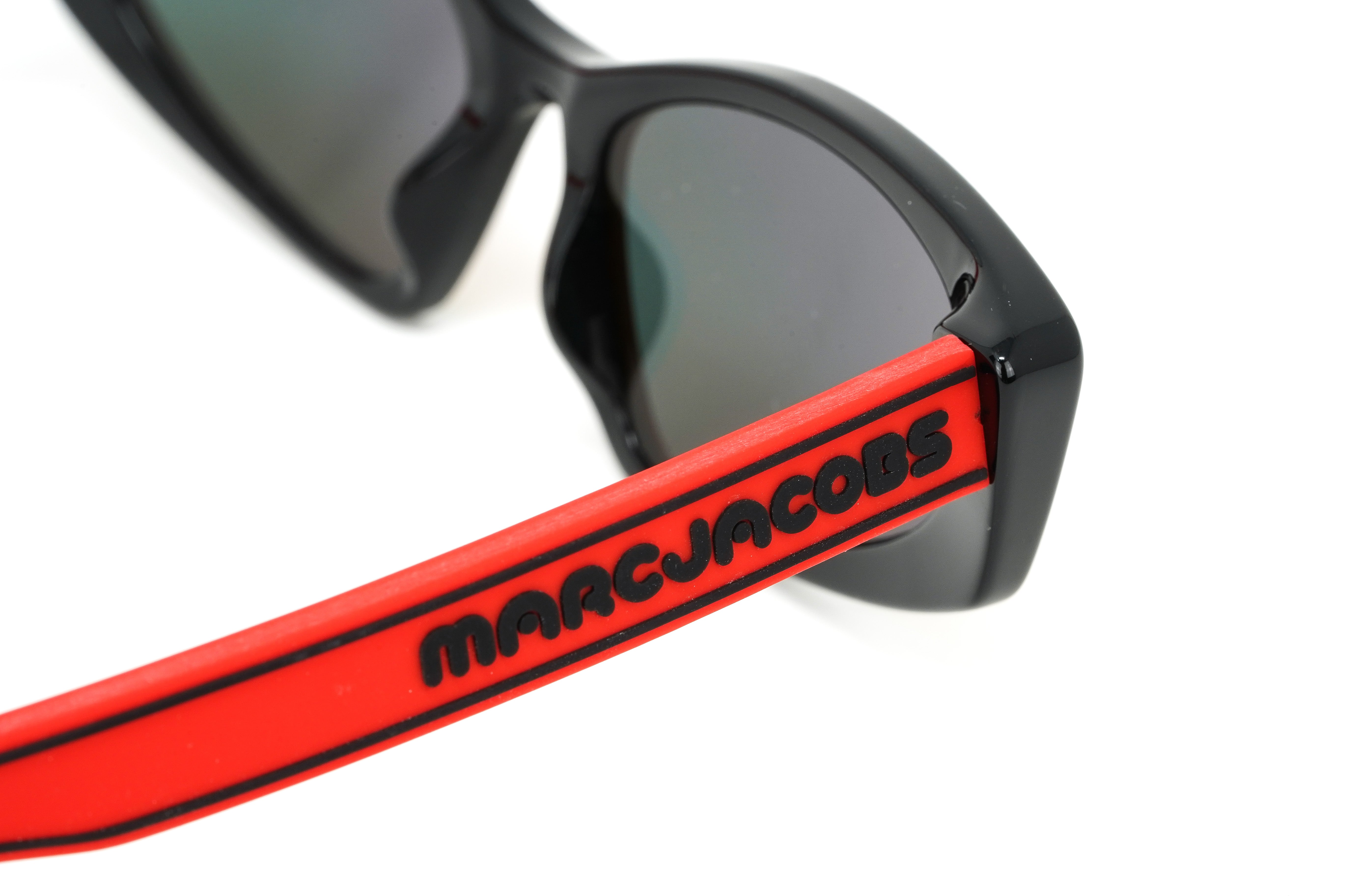 Marc Jacobs Women's Sunglasses Angular Black Peach Marc 356/S C9A-GR8 Sunglasses