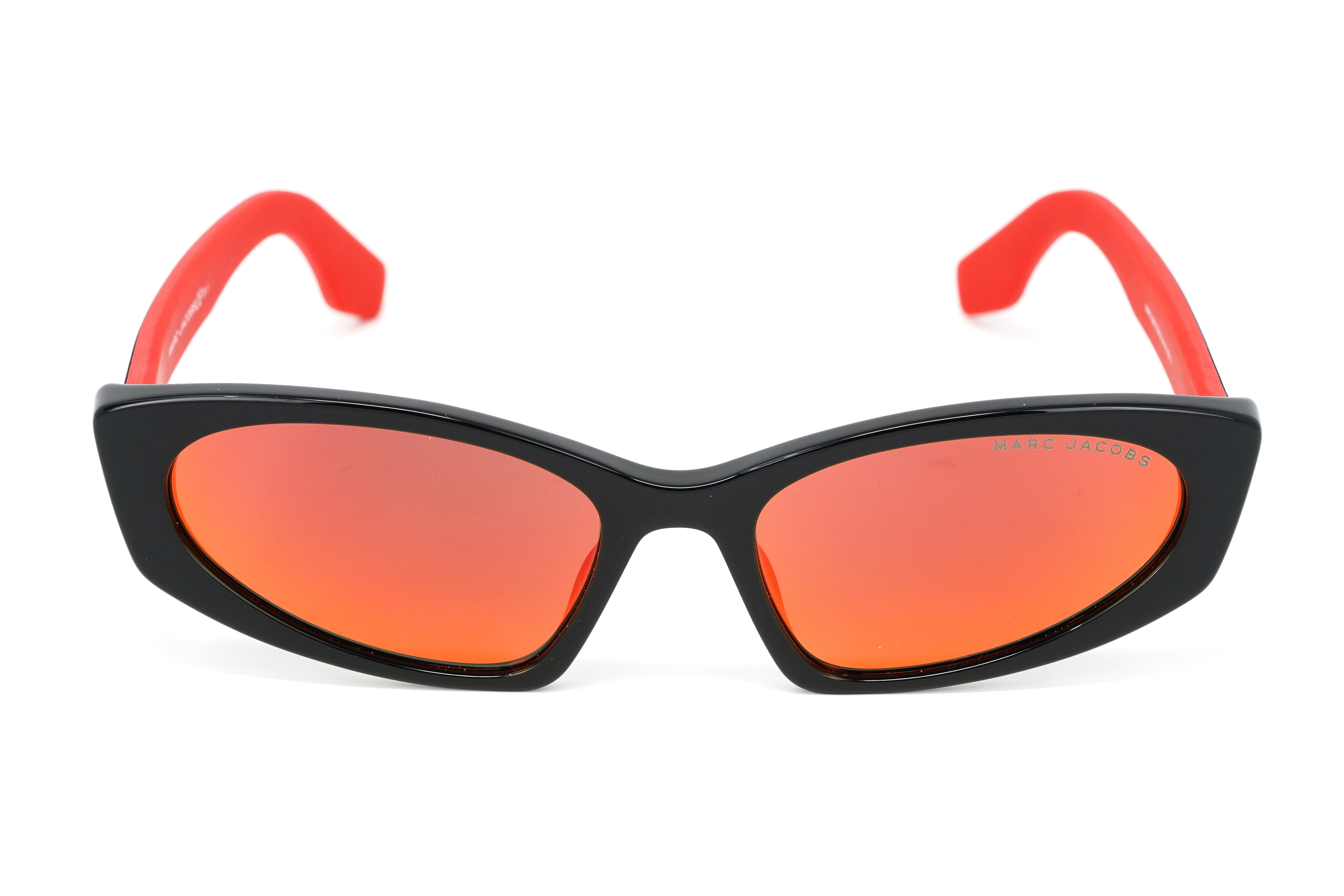 Marc Jacobs Women's Sunglasses Angular Black Peach Marc 356/S C9A-GR8 Sunglasses