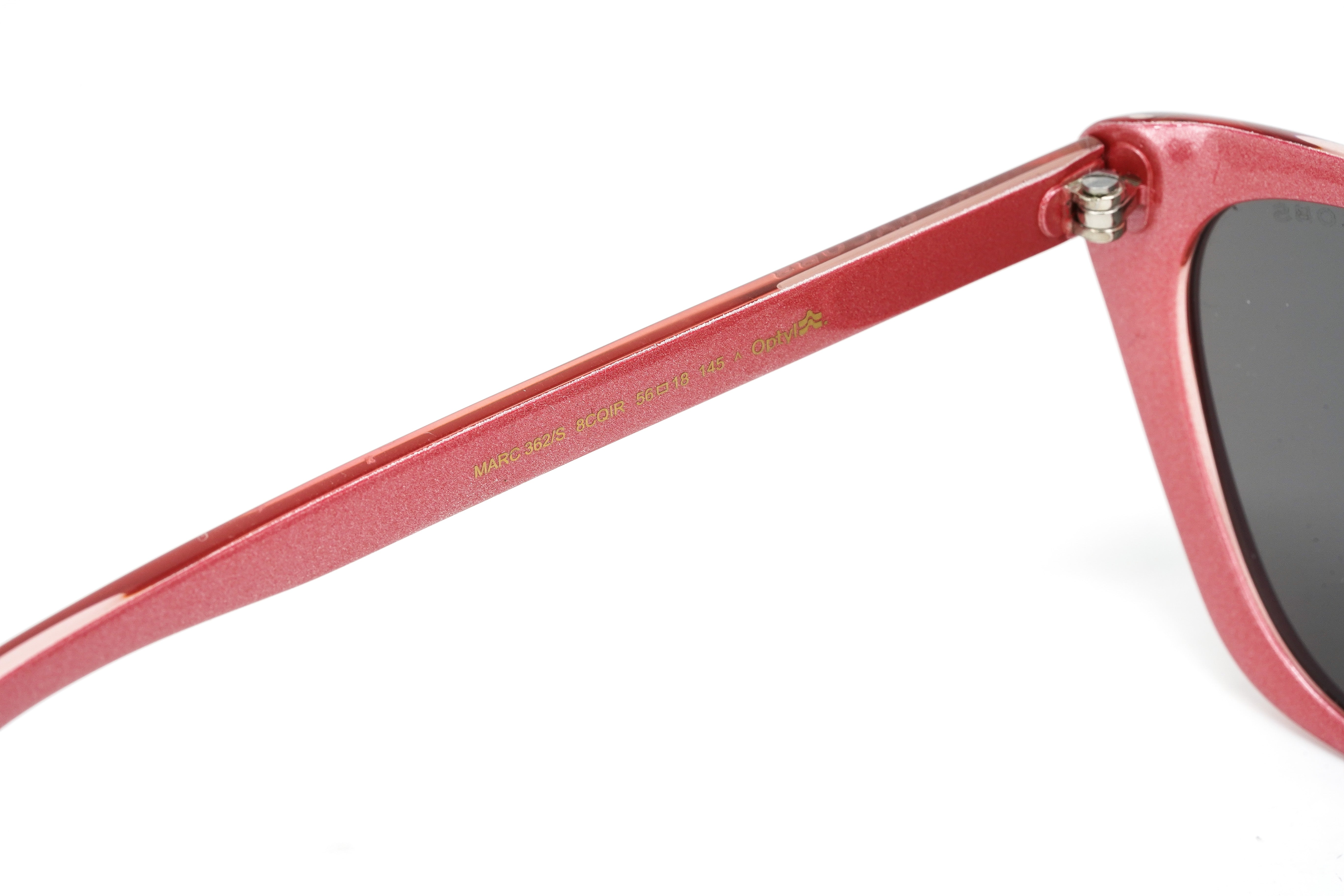 Marc Jacobs Women's Sunglasses Cat Eye Red MARC 362/S 8CQ-GR8 Sunglasses