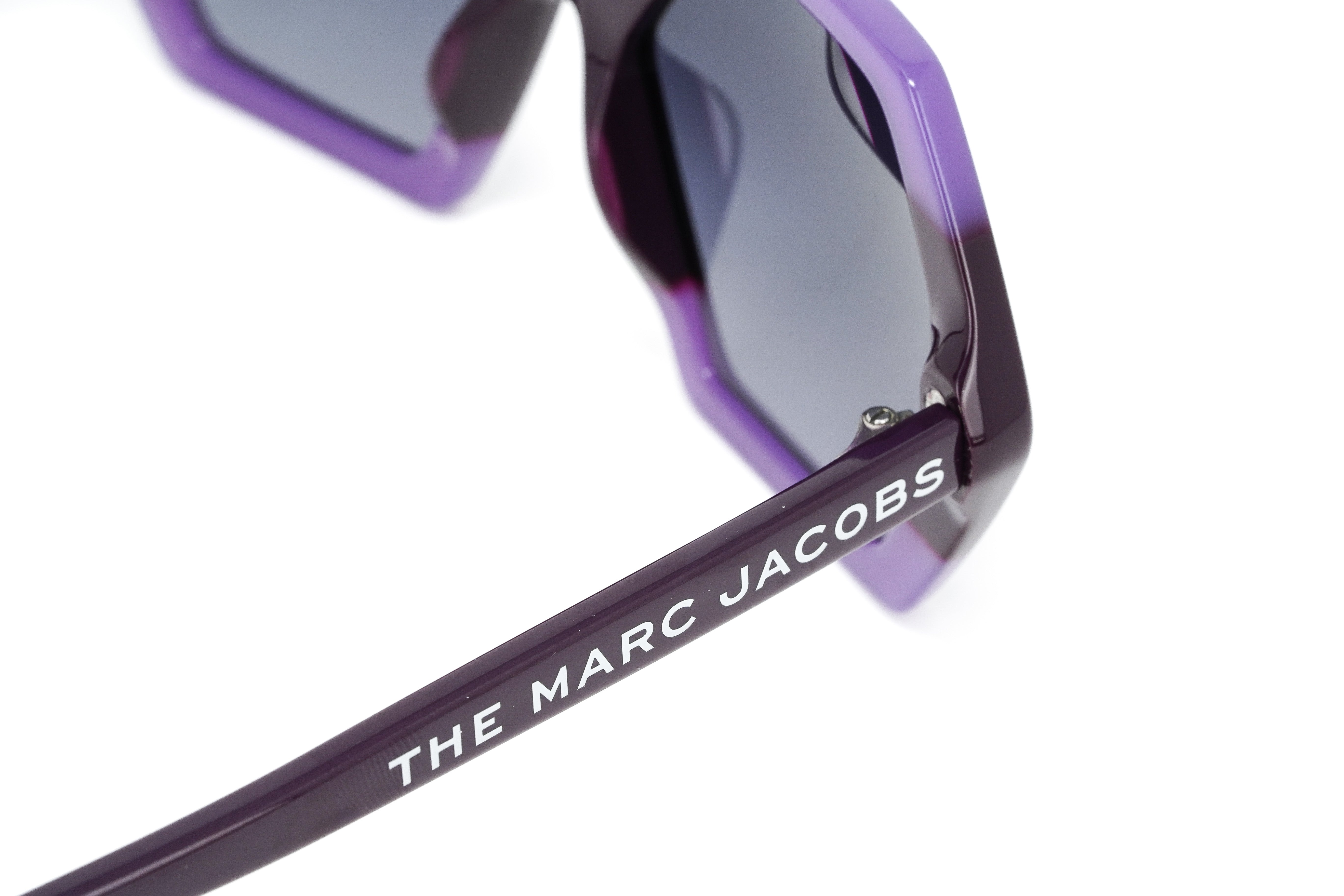 Marc Jacobs Women's Sunglasses Oversized Hexagonal Purple MARC 521/S RY8-GR8 Sunglasses