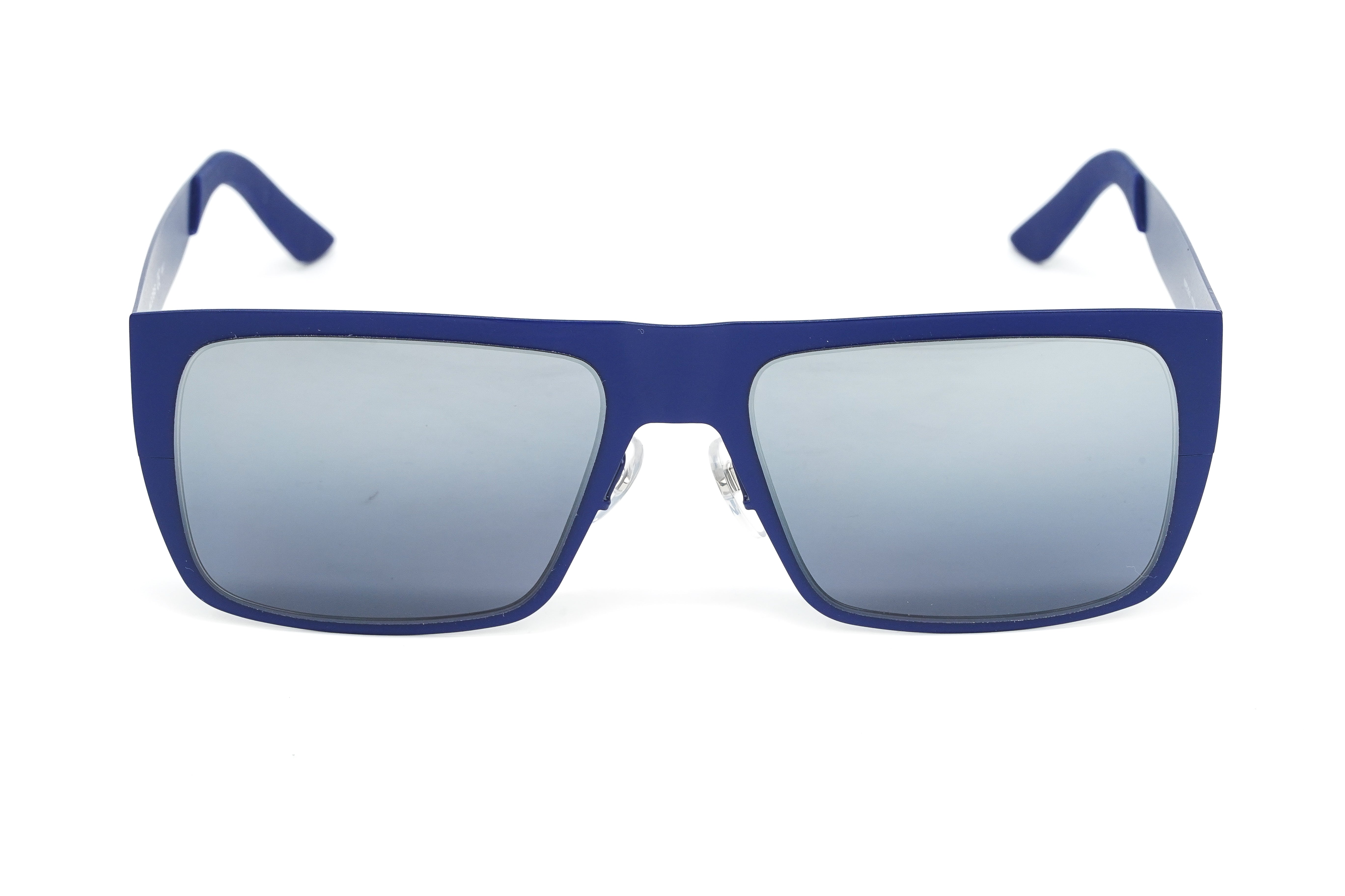 Marc Jacobs Men's Rectangular Sunglasses Flat Top Blue MARC 55/S 6VX-GR8 Sunglasses