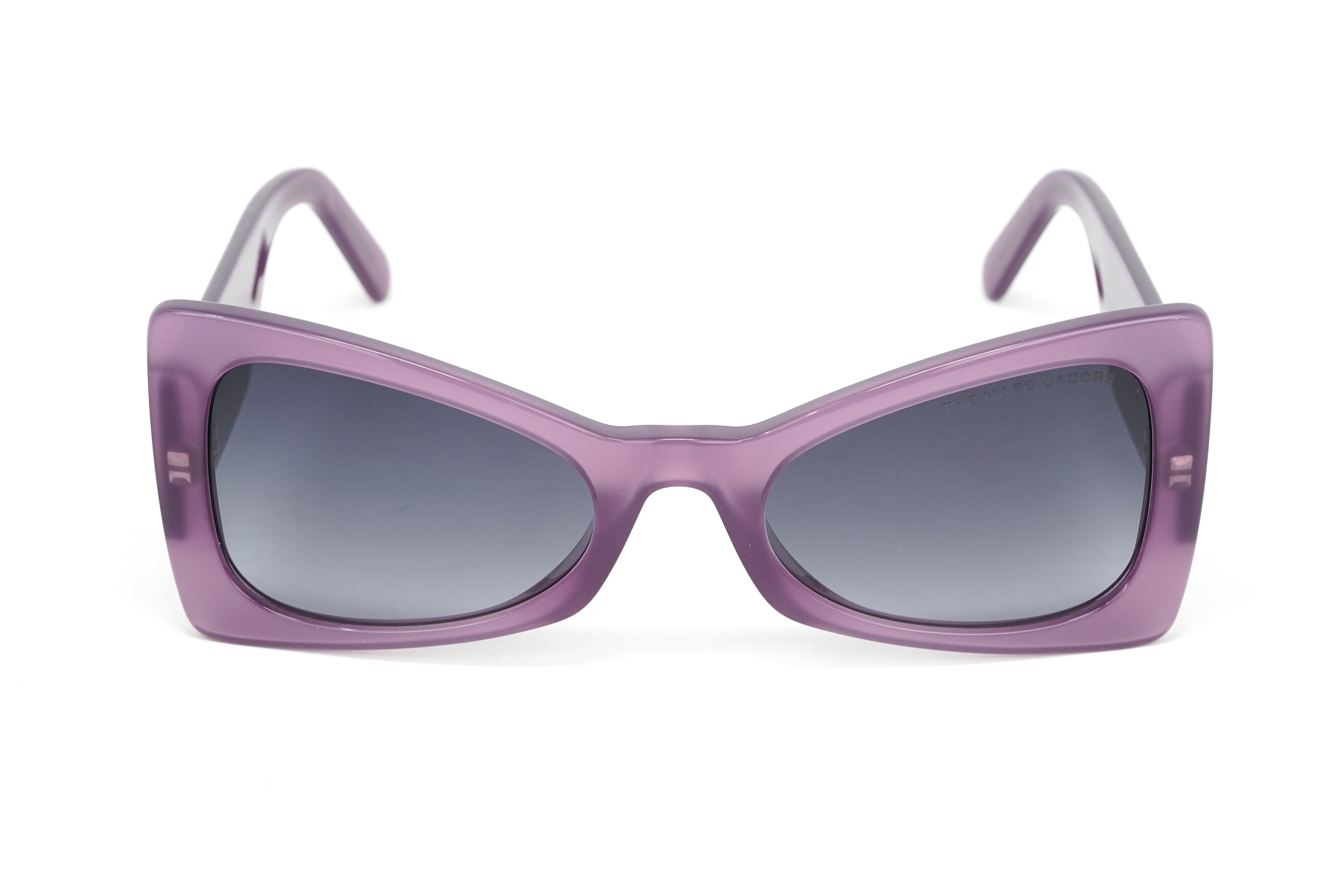 Marc Jacobs Women's Sunglasses Angular Butterfly Violet MARC 553/S 789-GR8 Sunglasses