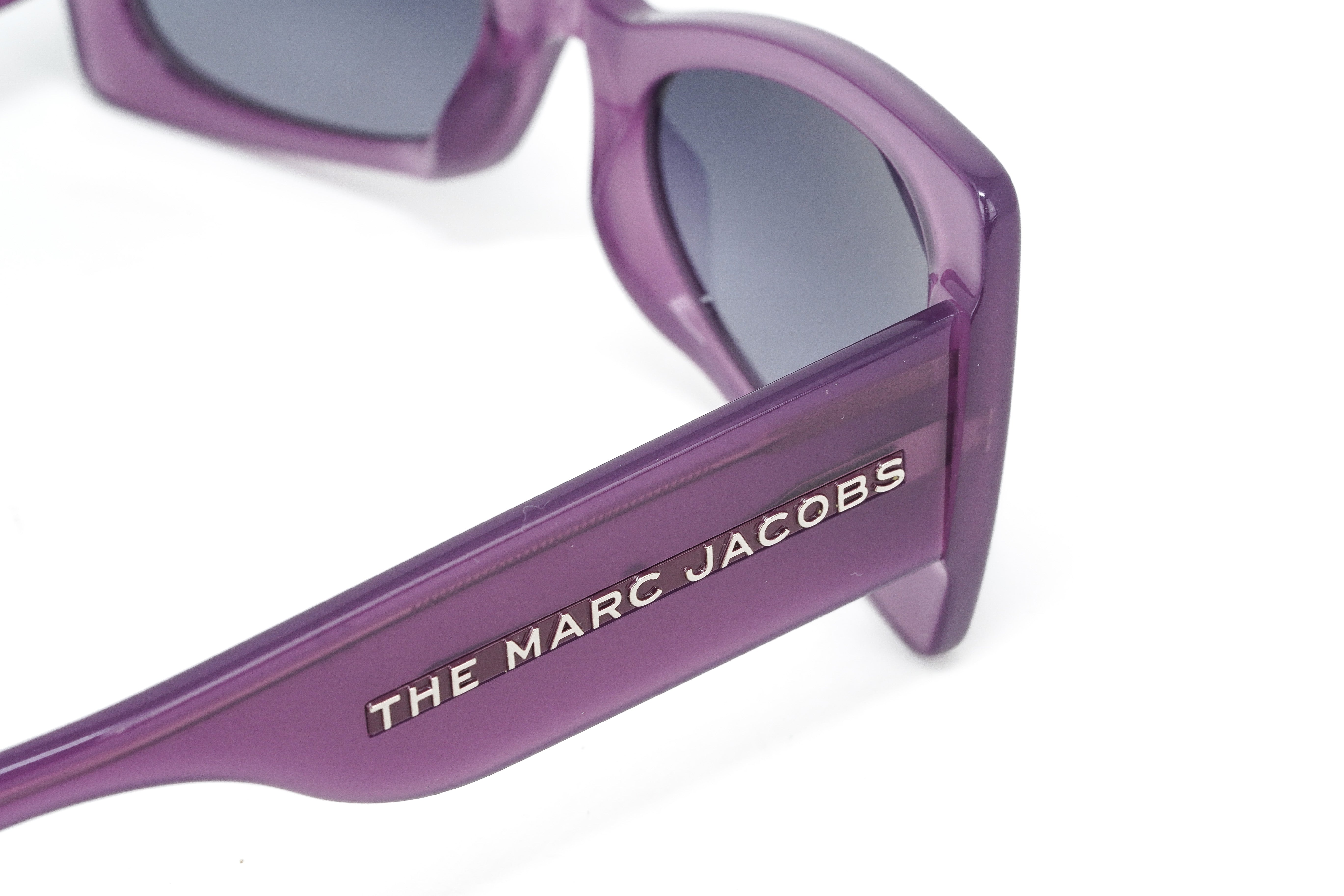Marc Jacobs Women's Sunglasses Angular Butterfly Violet MARC 553/S 789-GR8 Sunglasses