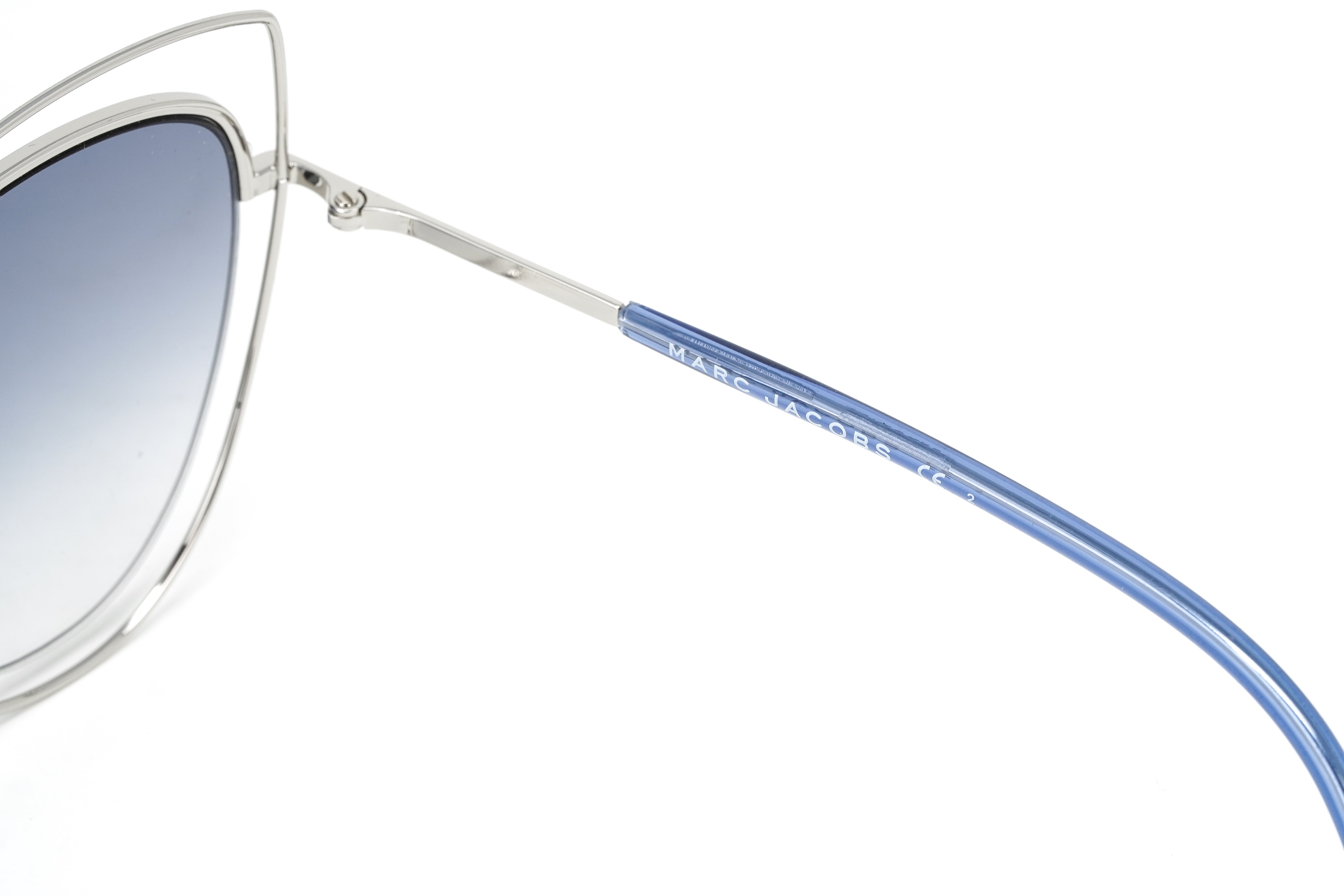 Marc Jacobs Women's Sunglasses Oversized Cat Eye Blue MARC 8/S TWU-GR8 Sunglasses