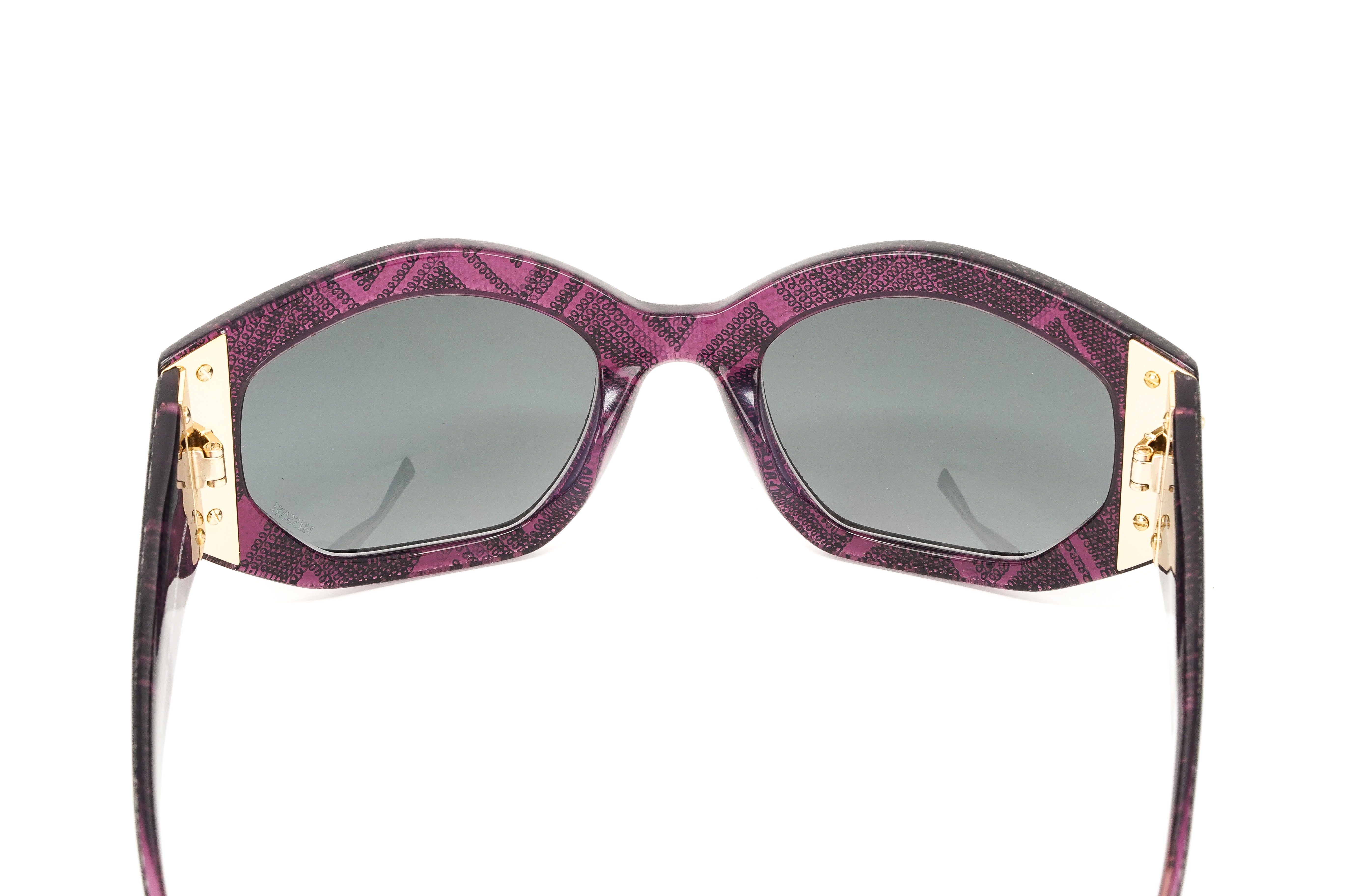 Missoni Women's Sunglasses Hexagon Plum Sparkle MIS 0001/S EM5-GR8 Sunglasses