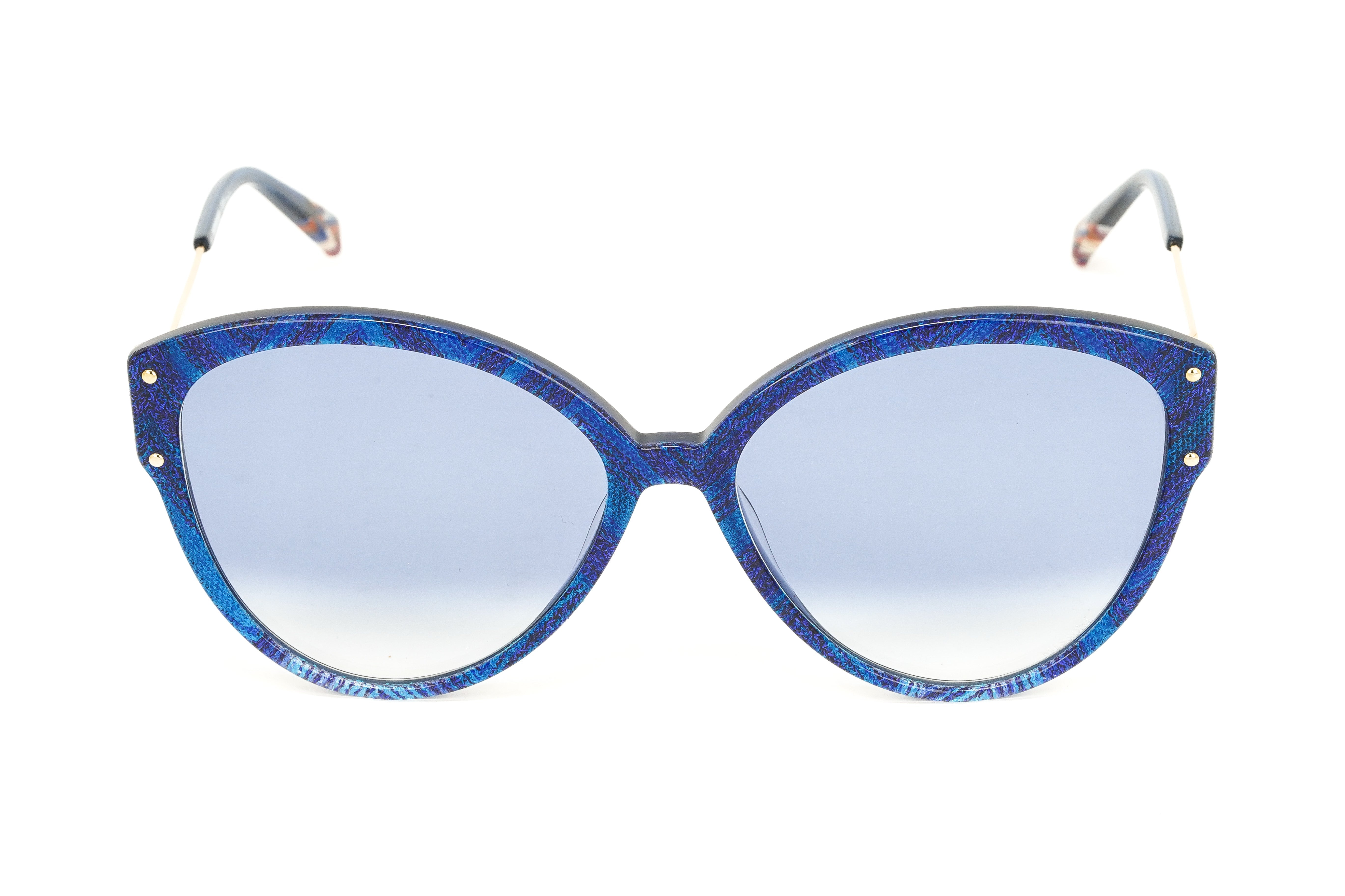 Missoni Women's Sunglasses Cat Eye Blue MIS 0004/S S6F-GR8 Sunglasses