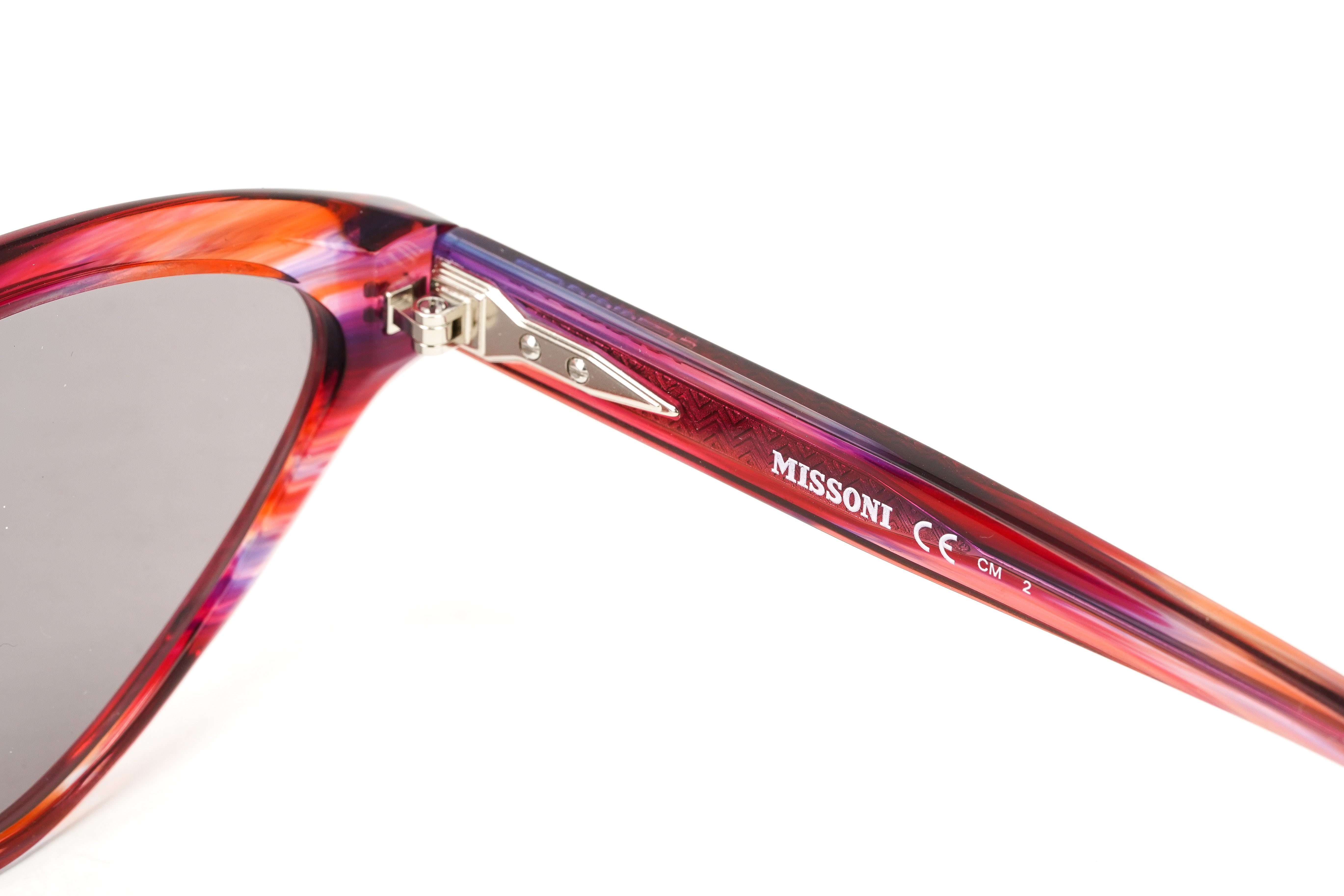 Missoni Women's Sunglasses Cat Eye Red Horn MIS 0010/S 573-GR8 Sunglasses
